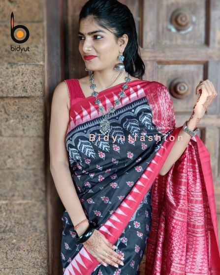 Discover the elegance of Odisha handloom sarees with Bidyut Fashion House. Shop authentic Sambalpuri, Bomkai, Berhampuri Patta, Khandua, and Kotpad sarees. Experience the richness of Indian culture and tradition in every weave.