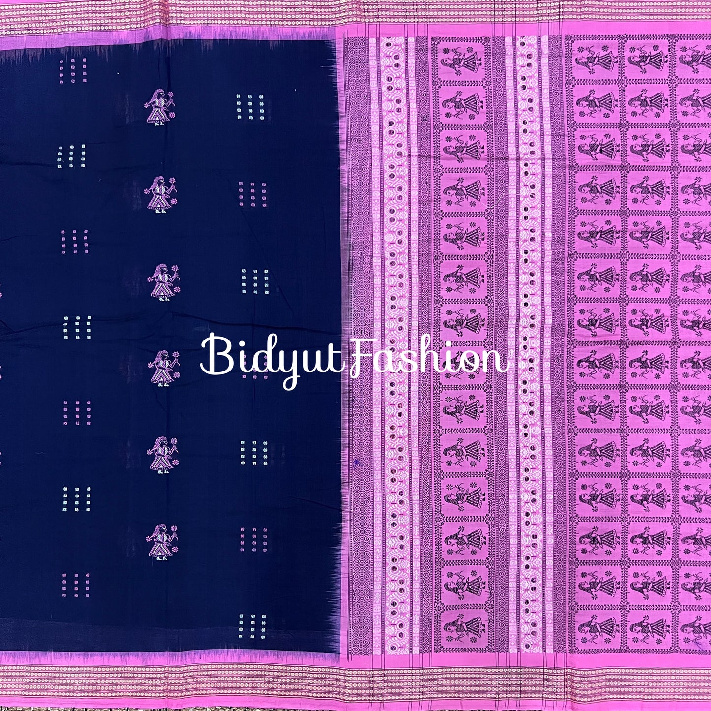 Odisha handloom Bomkai Cotton Saree - Bidyut Fashion