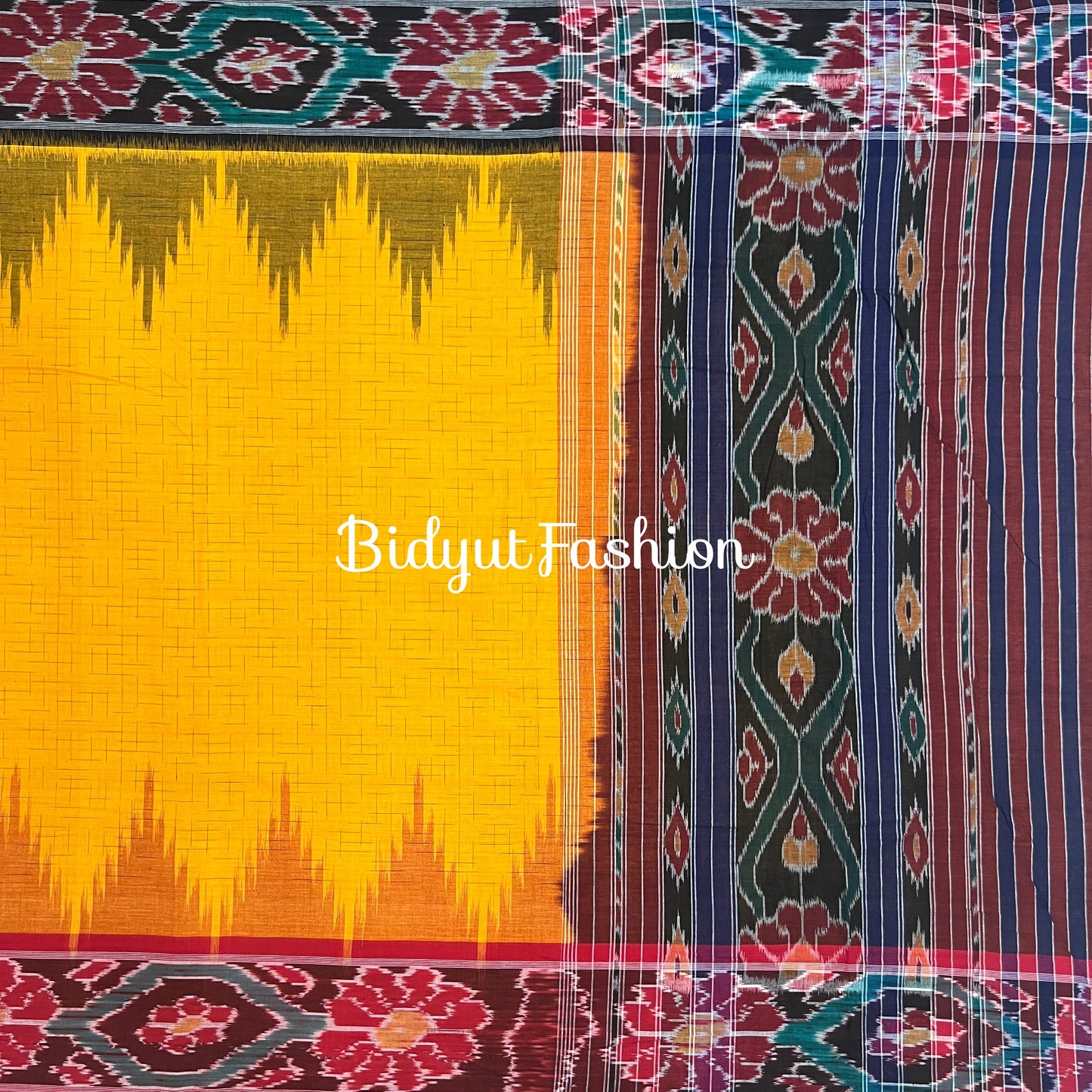 Odisha handloom Ikat Cotton Saree - Bidyut Fashion