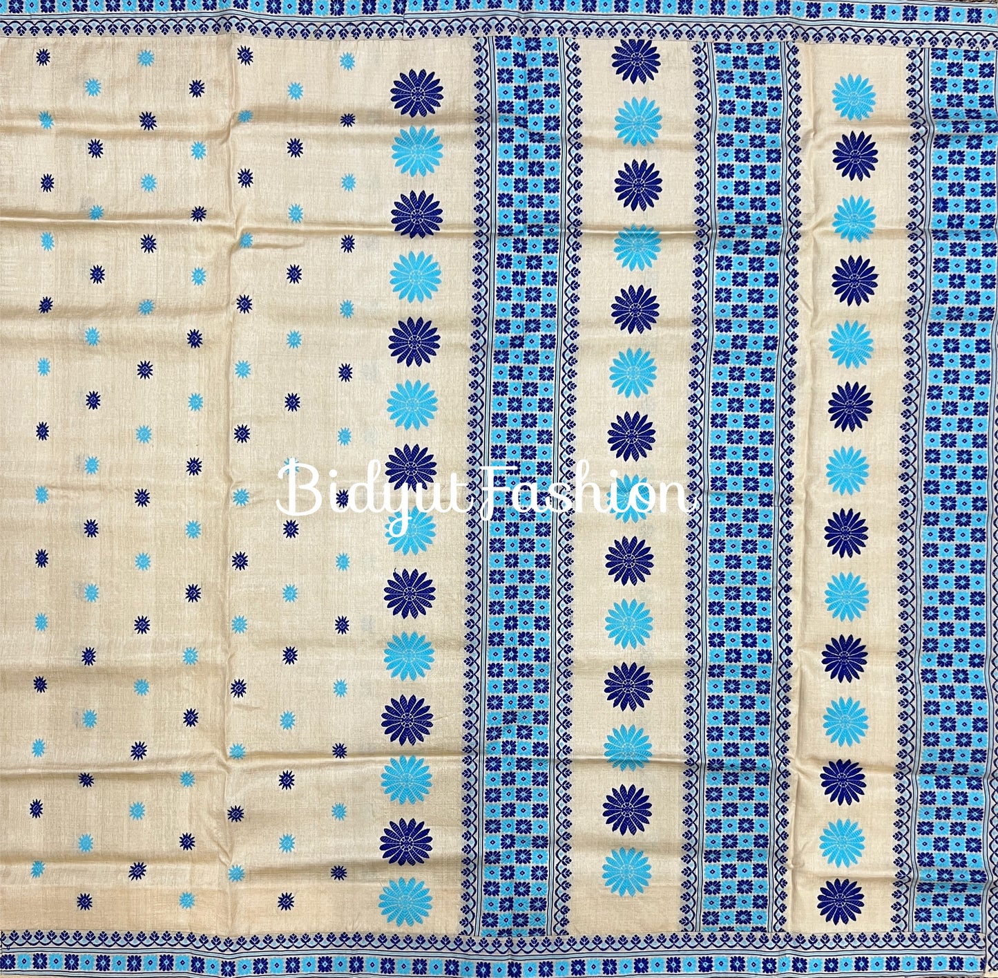 Assam Handloom Tussar Silk Saree - Bidyut Fashion