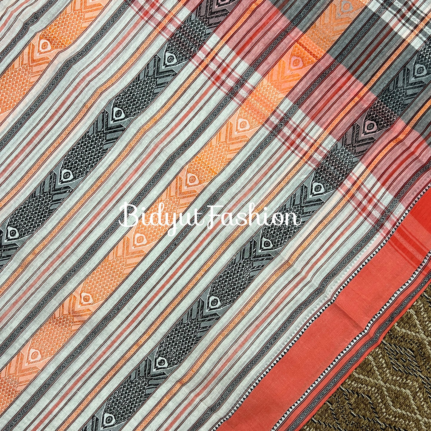 Bengal handloom Dhaniakhali Cotton Saree