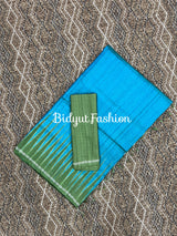 Odisha Handloom Blue color Gopalpur Tussar Silk Ikat Saree