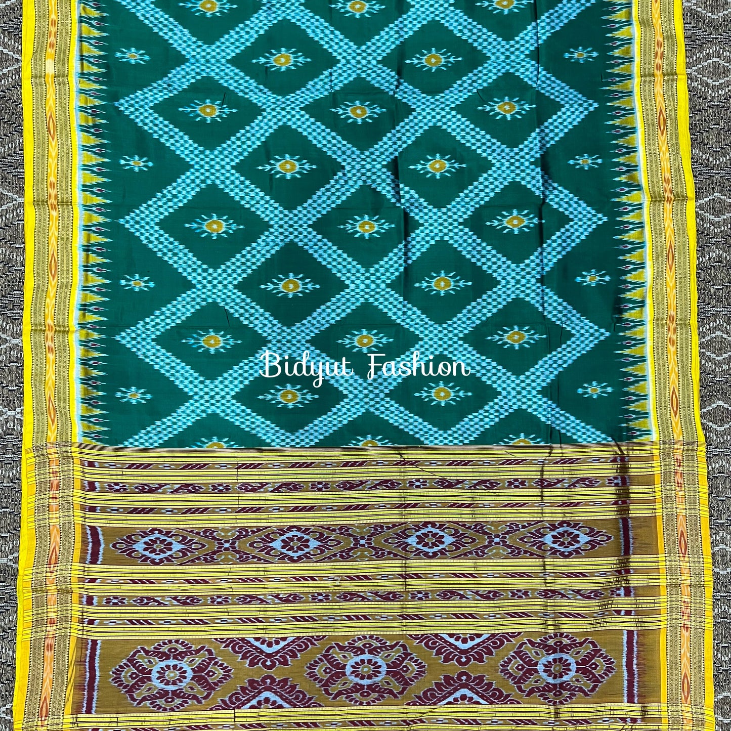 Odisha handloom Taraballi Nuapatna|Khandua Ikat Silk Saree - Bidyut Fashion