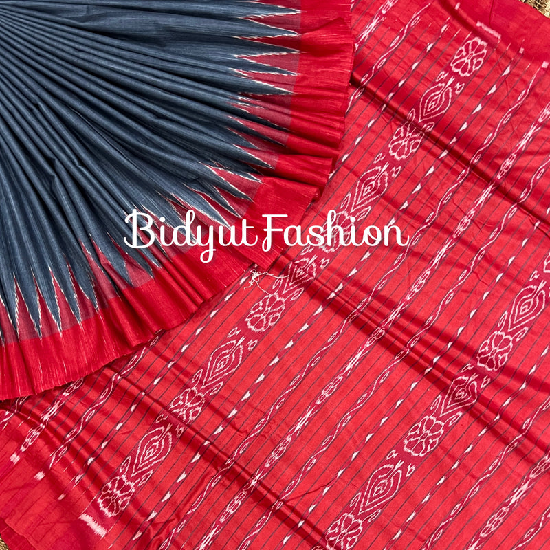 Gopalpur Ghicha Tussar Silk Saree - Odisha Ikat handloom