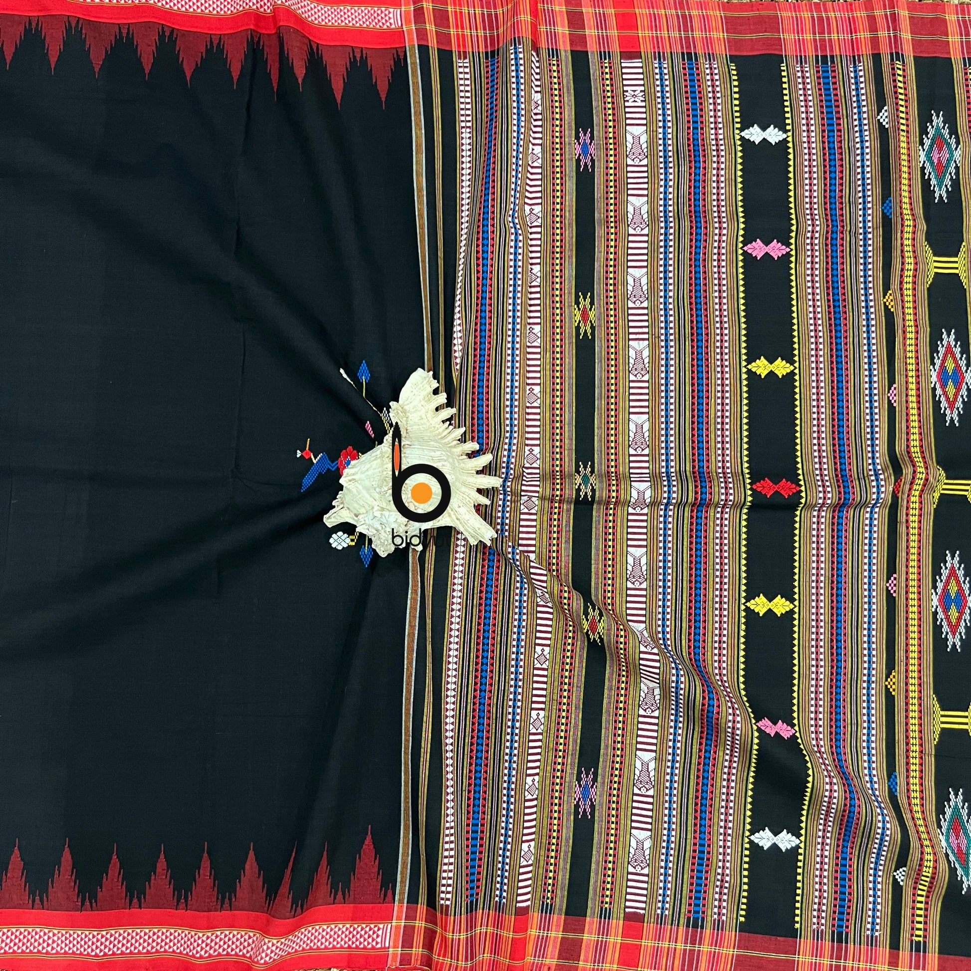 Odisha handloom Ganjam Bomkai Cotton Saree - Bidyut Fashion