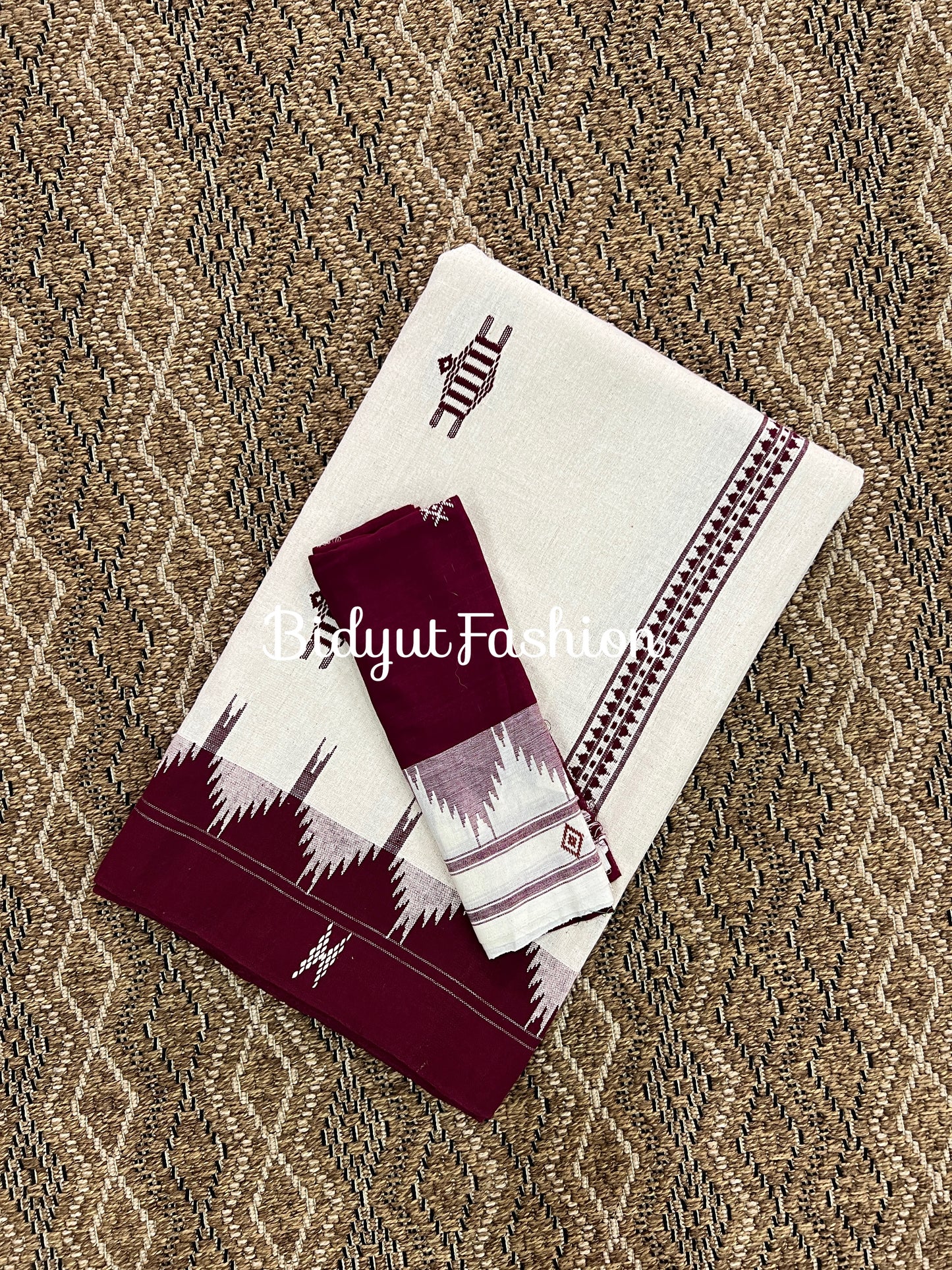 Odisha handloom Kotpad natural dye cotton saree - Bidyut Fashion