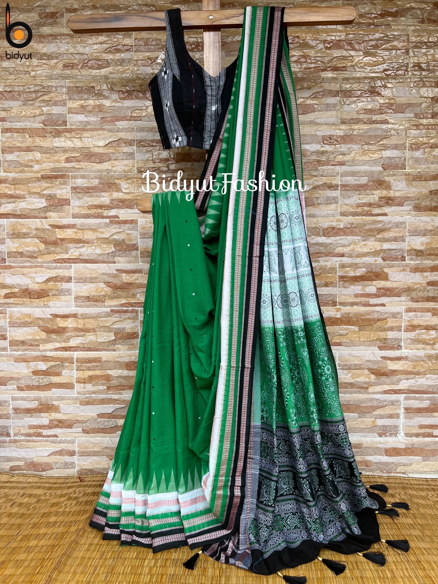 Odisha handloom Bomkai Cotton Saree - Bidyut Fashion