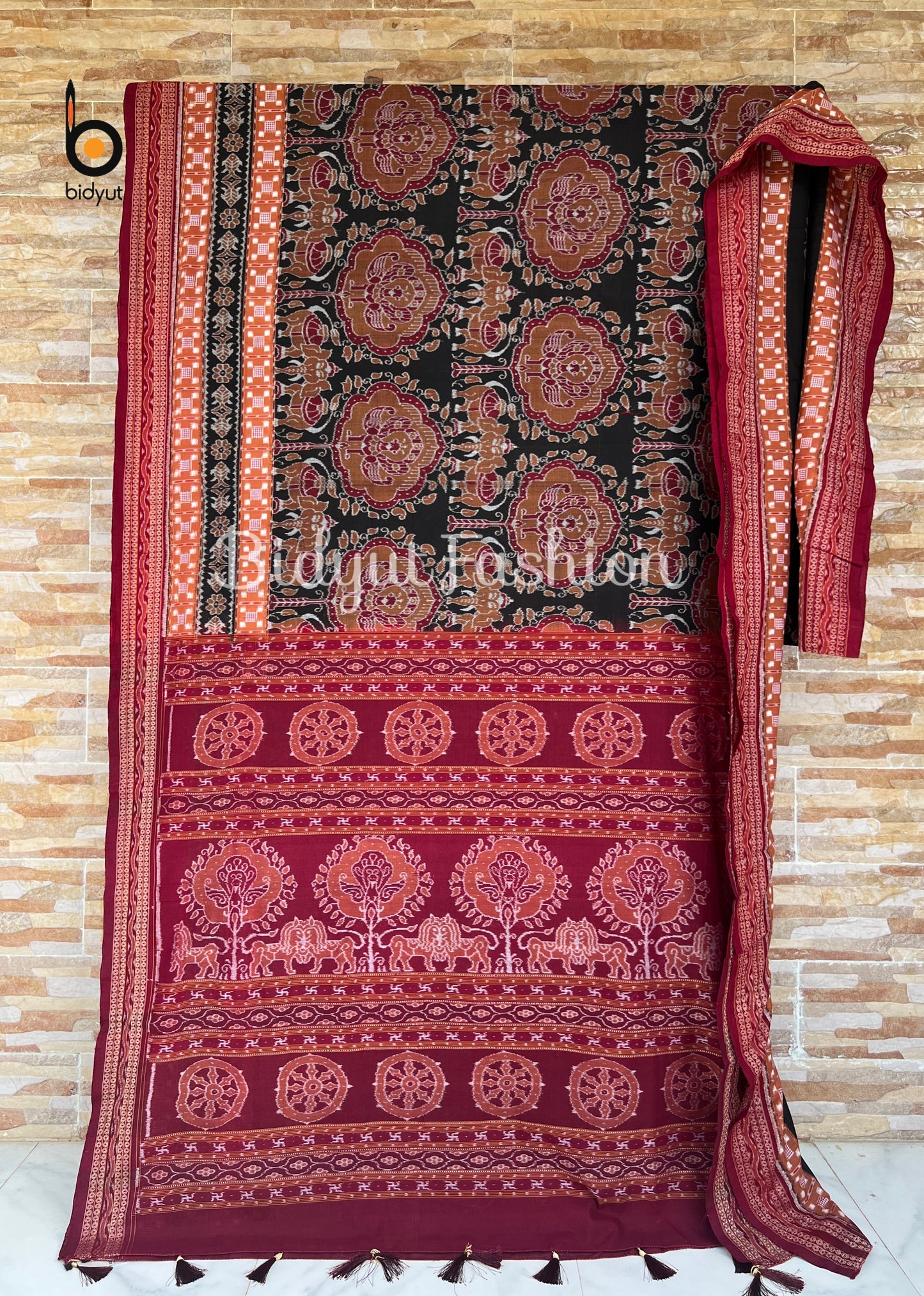 Odisha handloom Sambalpuri Ikat Cotton Saree