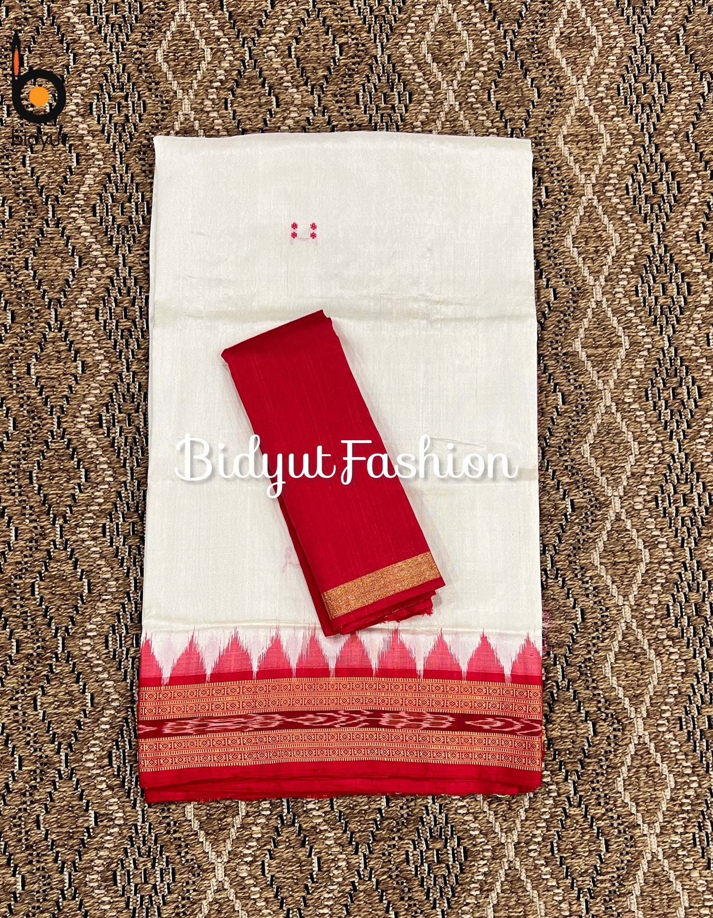 Odisha handloom Ikat Khandua Silk Saree