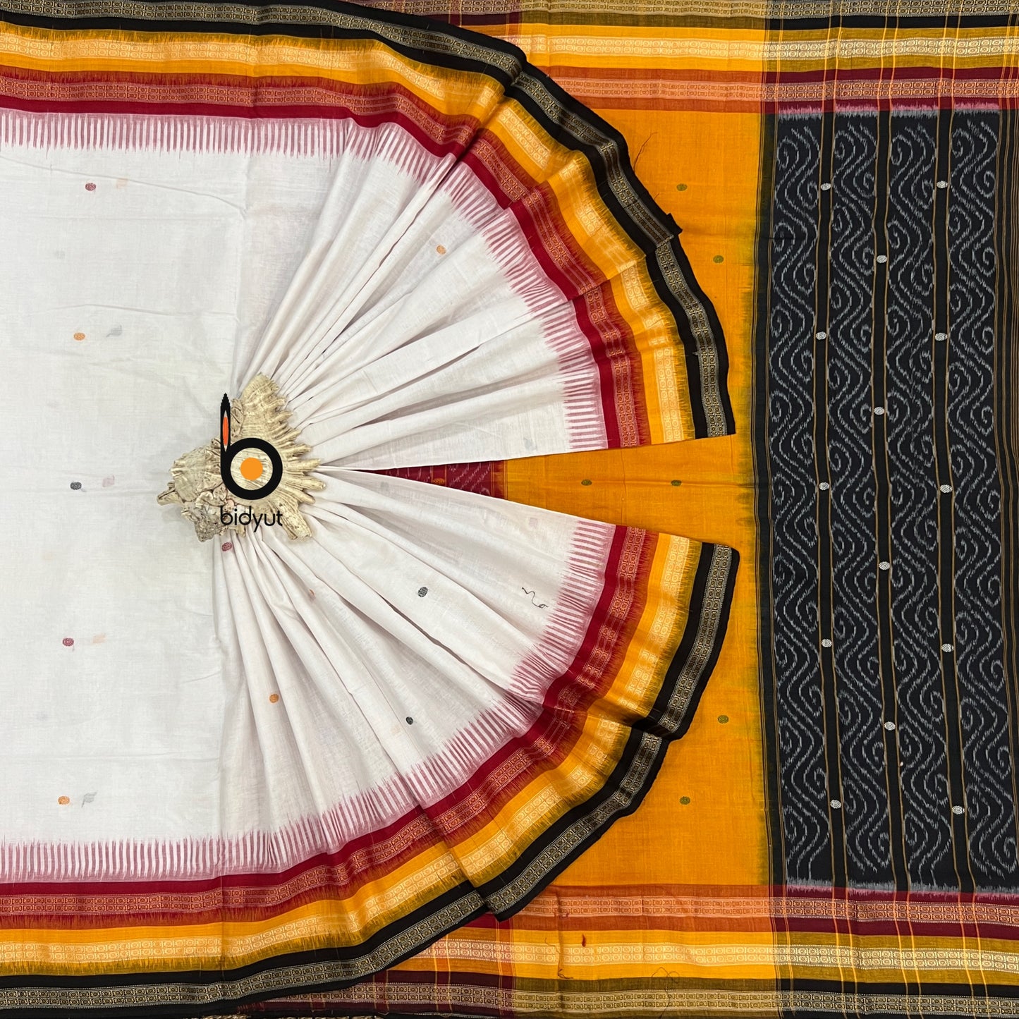 Odisha handloom Kathiphera Sambalpuri Ikat Cotton Saree