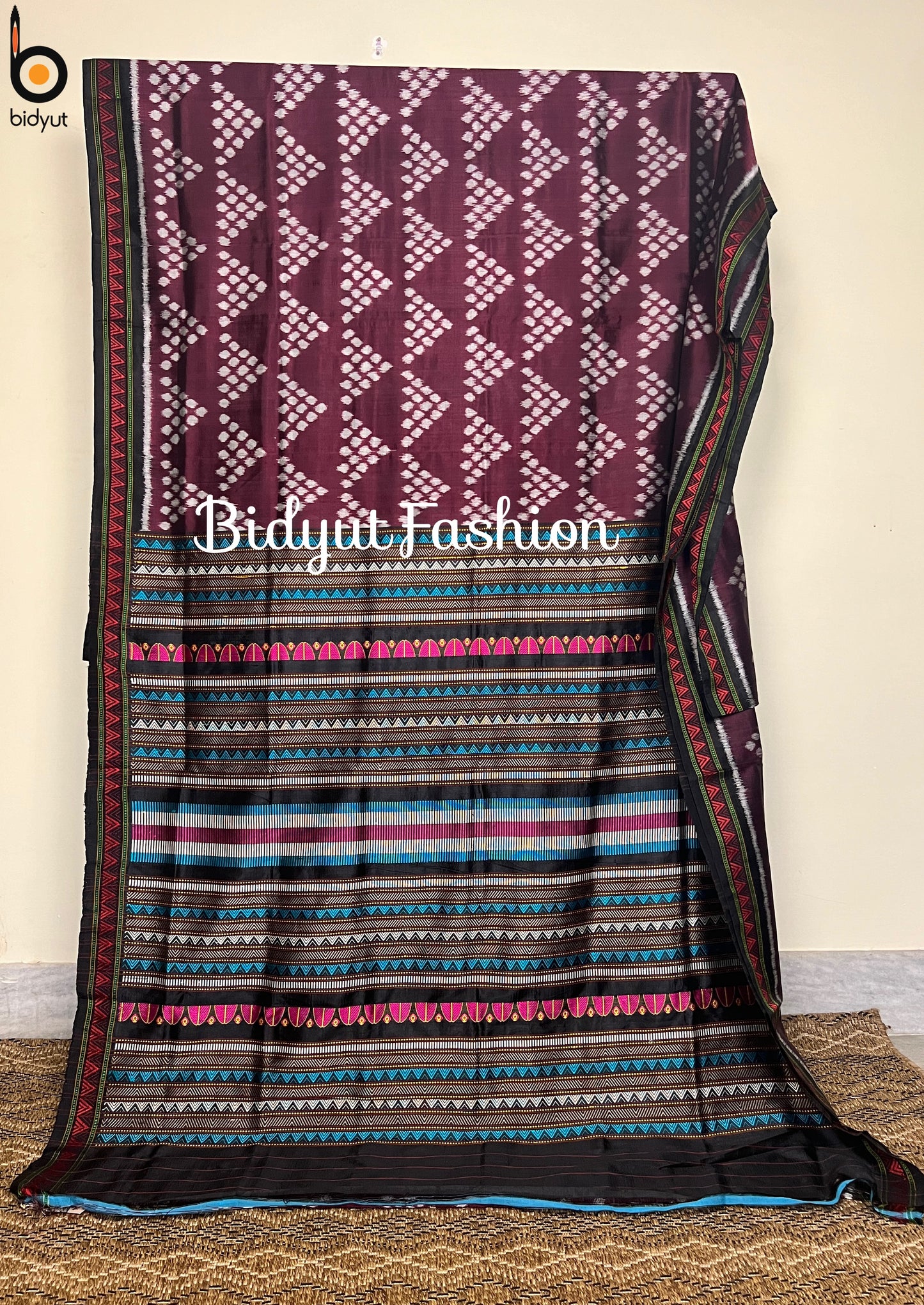 Odisha handloom| Dongria design| Nuapatna Ikat Silk Saree - Bidyut Fashion