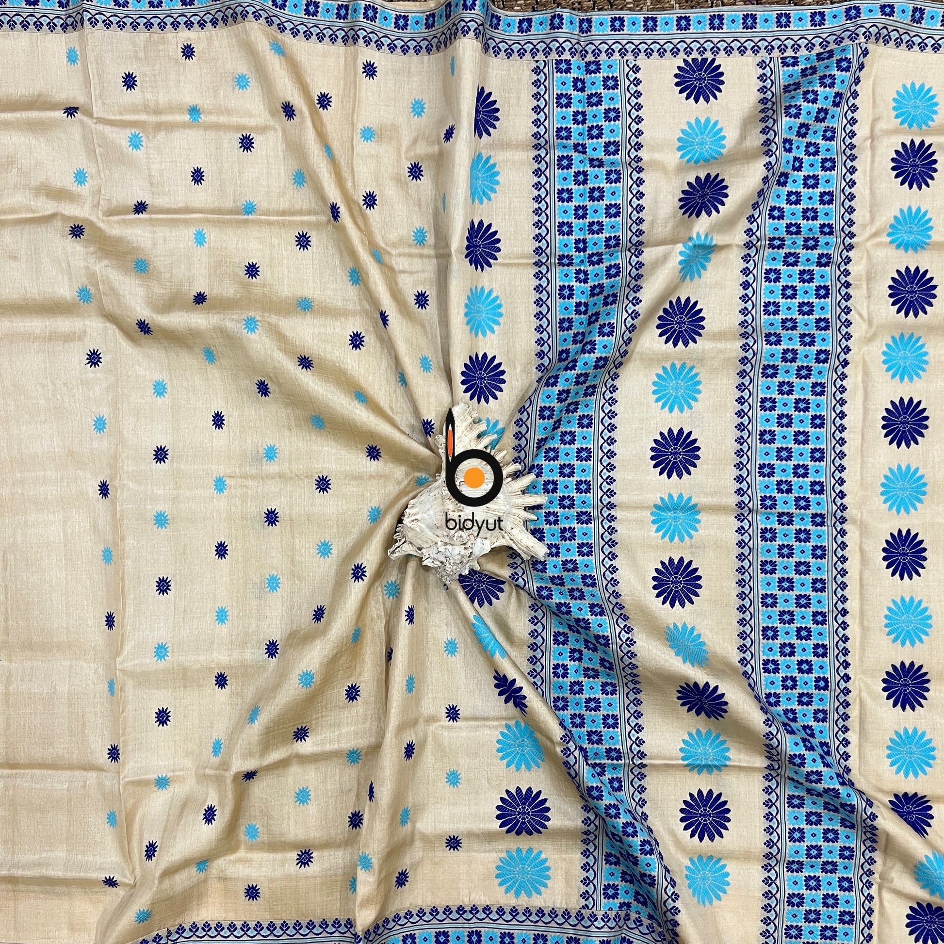 Assam Handloom Tussar Silk Saree - Bidyut Fashion