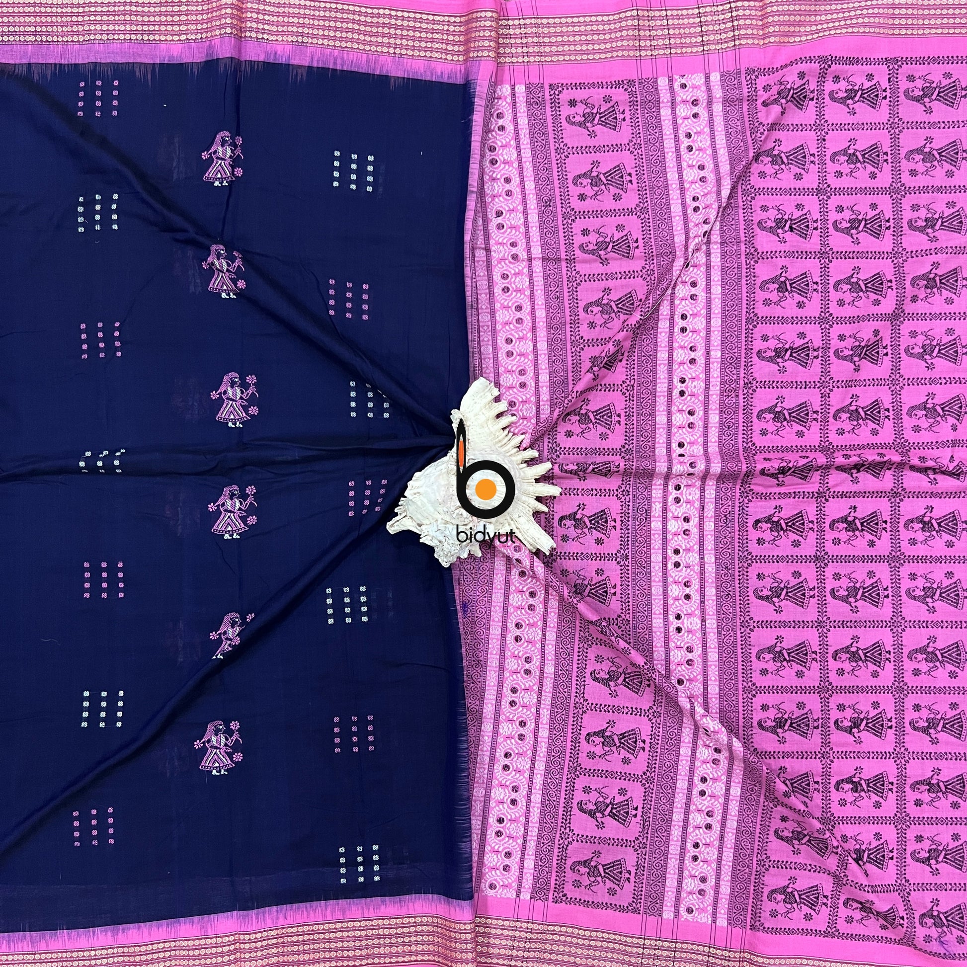 Odisha handloom Bomkai Cotton Saree - Bidyut Fashion