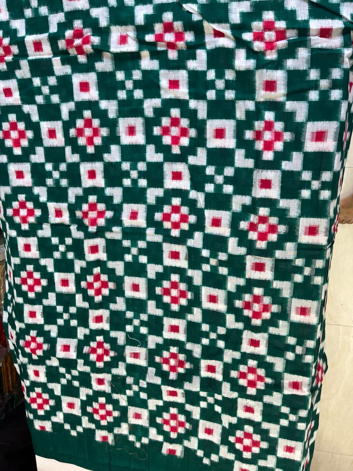 Odisha Handloom Ashwini Sambalpuri Double Ikat Cotton Saree