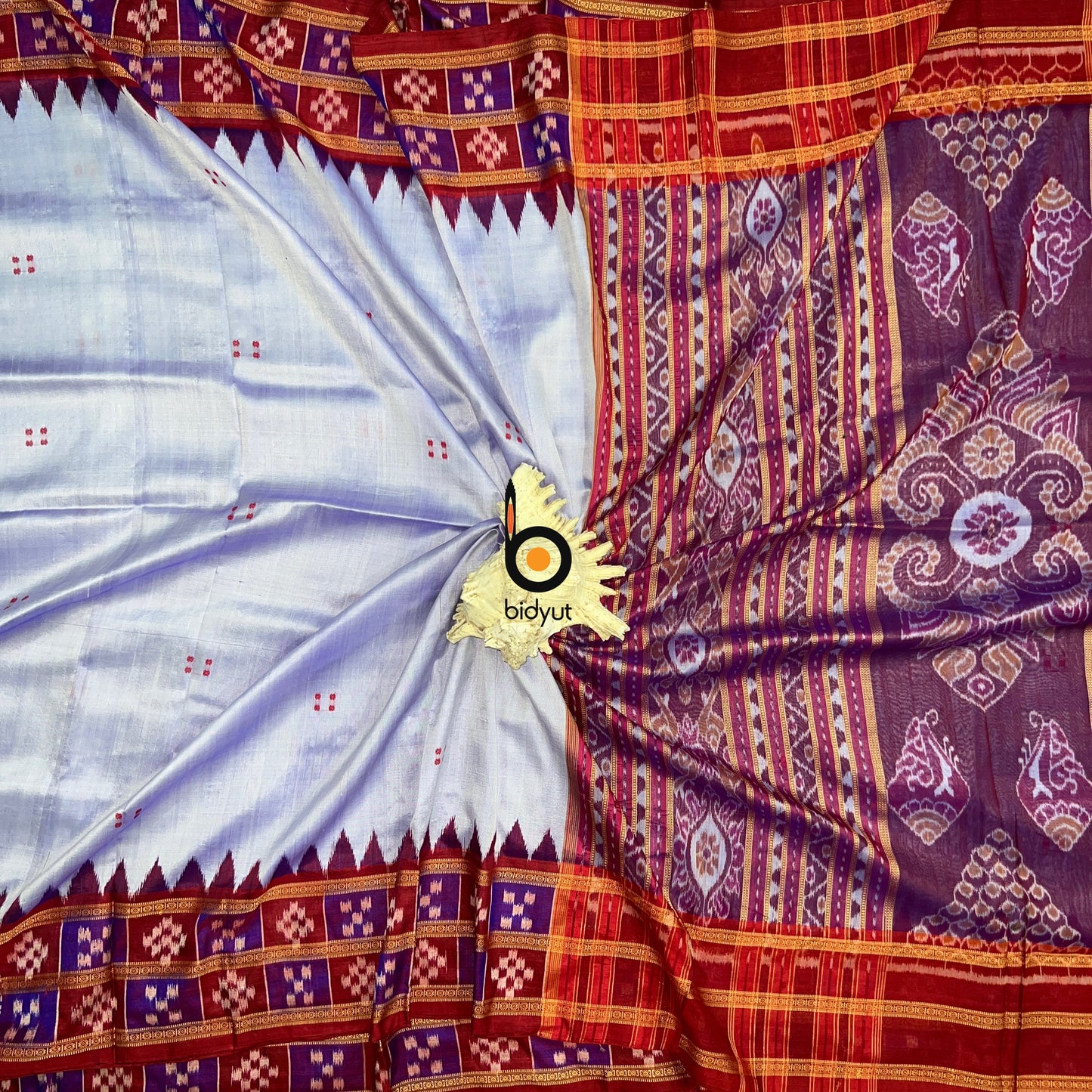 Odisha handloom Nuapatna Ikat Silk Saree - Bidyut Fashion