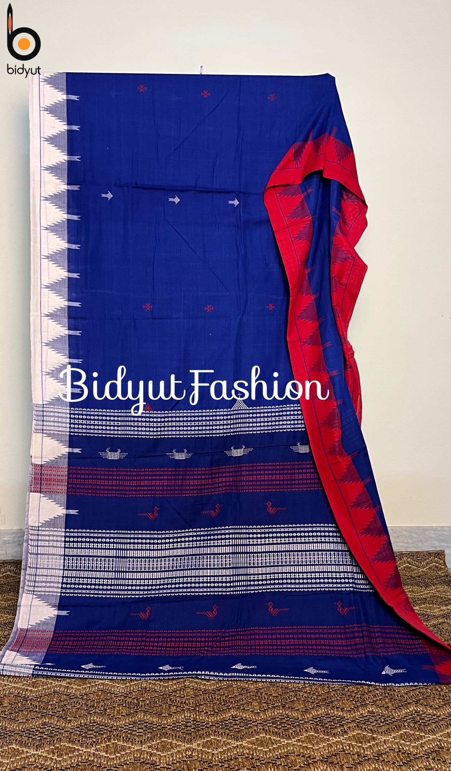 Odisha handloom Kotpad natural dye cotton saree - Bidyut Fashion