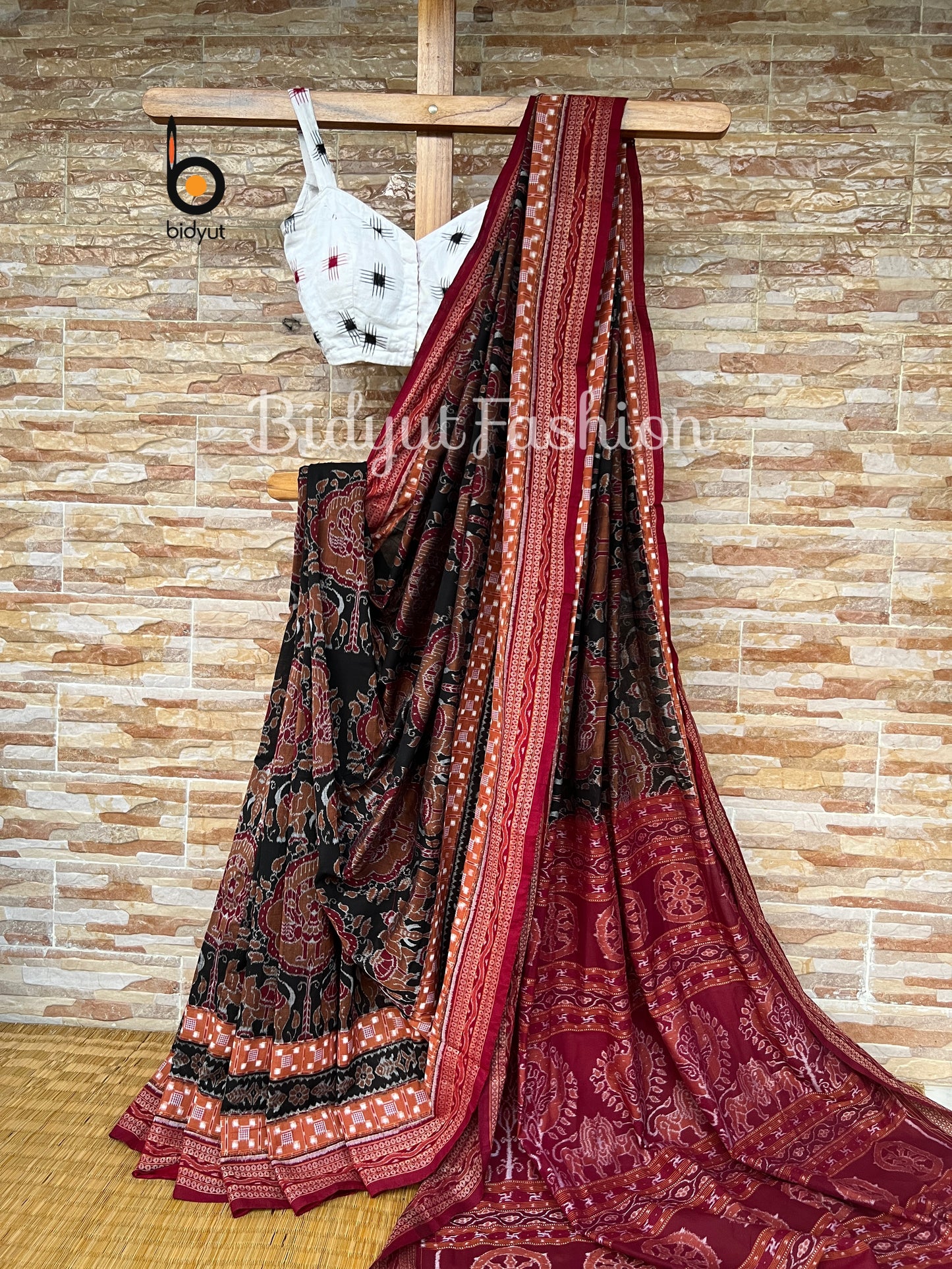 Odisha handloom Sambalpuri Ikat Cotton Saree