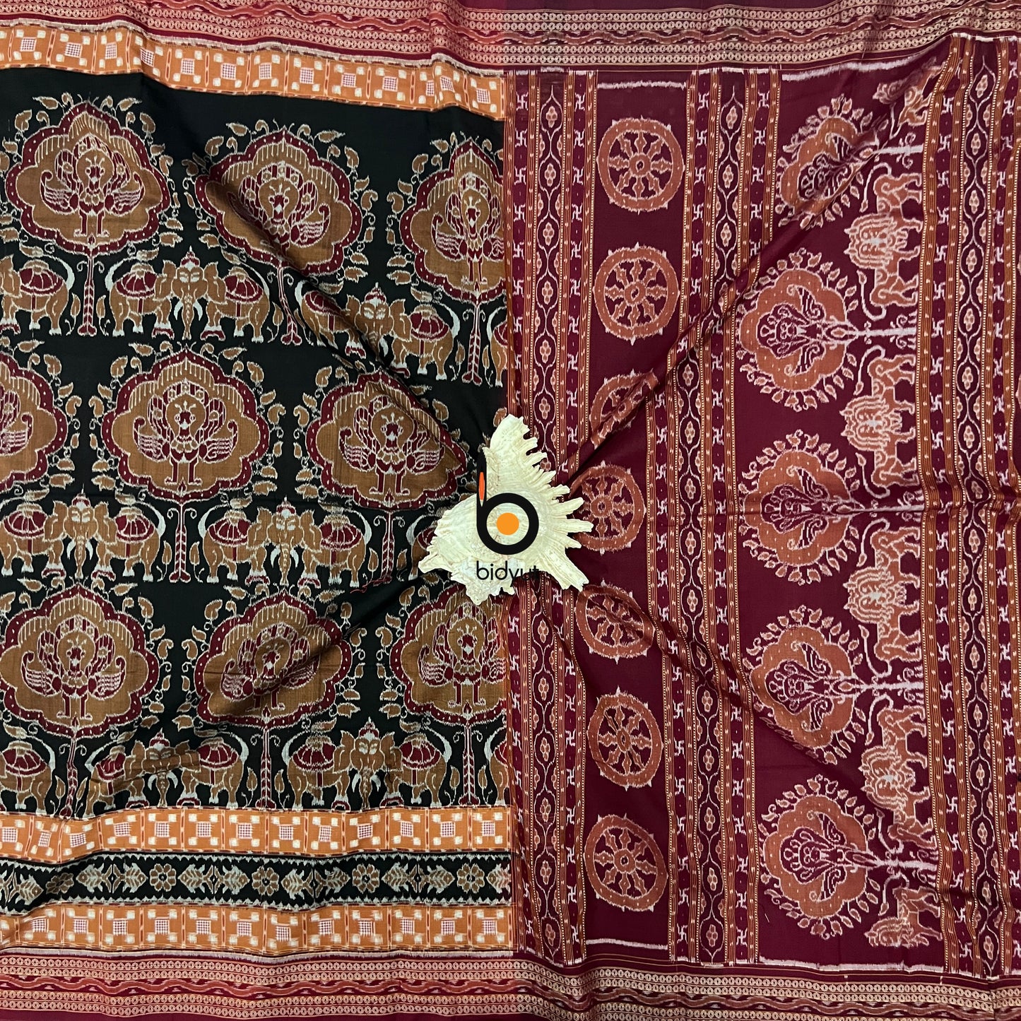 Odisha handloom Sambalpuri Ikat Cotton Saree