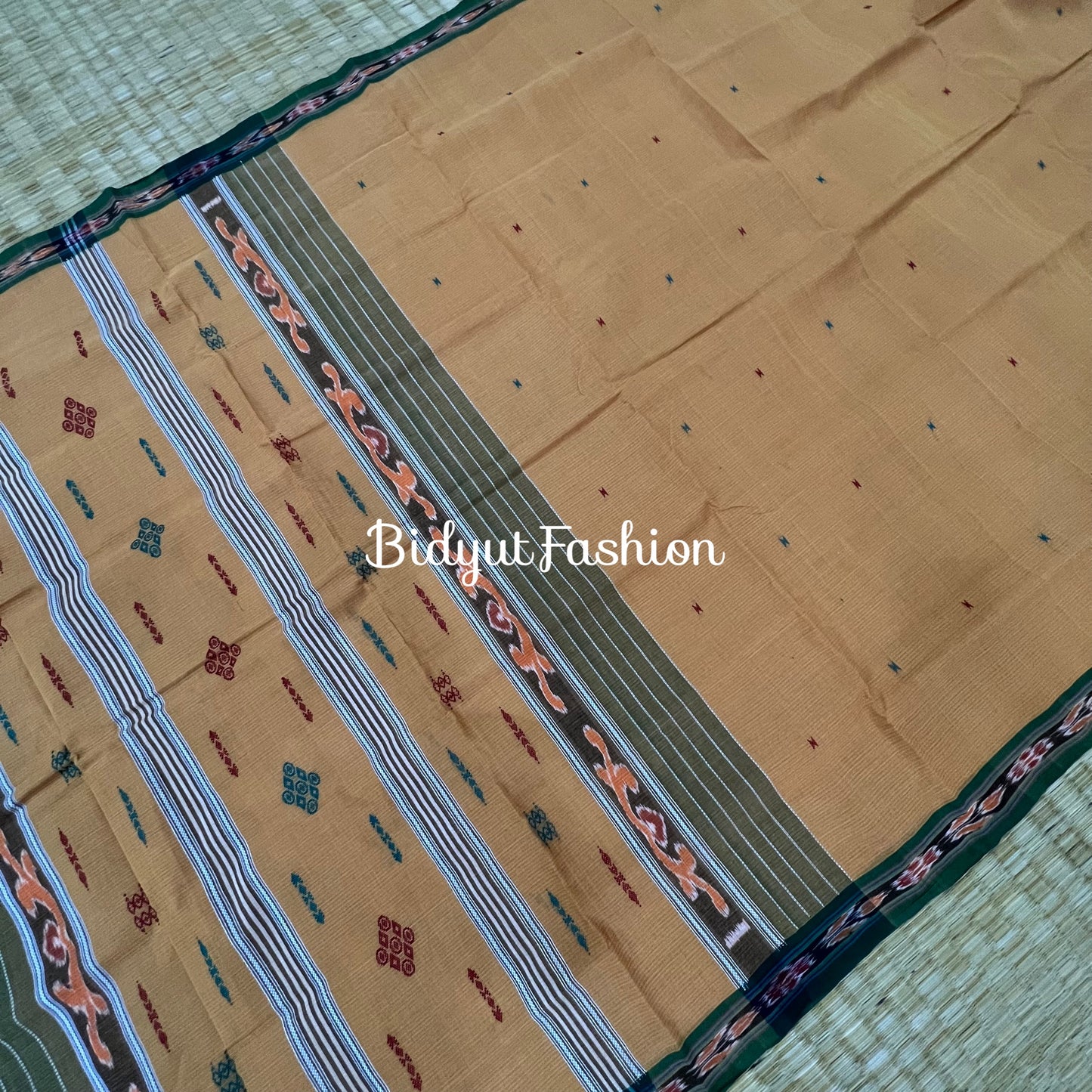 Shop Odisha Handloom Suta Luga Ikat Cotton Sarees | Bidyut Fashion House open sari