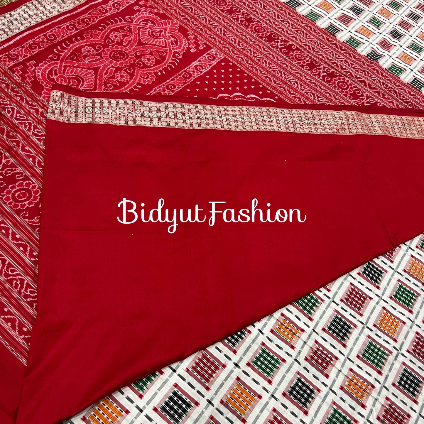 Odisha handloom Sambalpuri double Ikat Ashwini Silk Saree