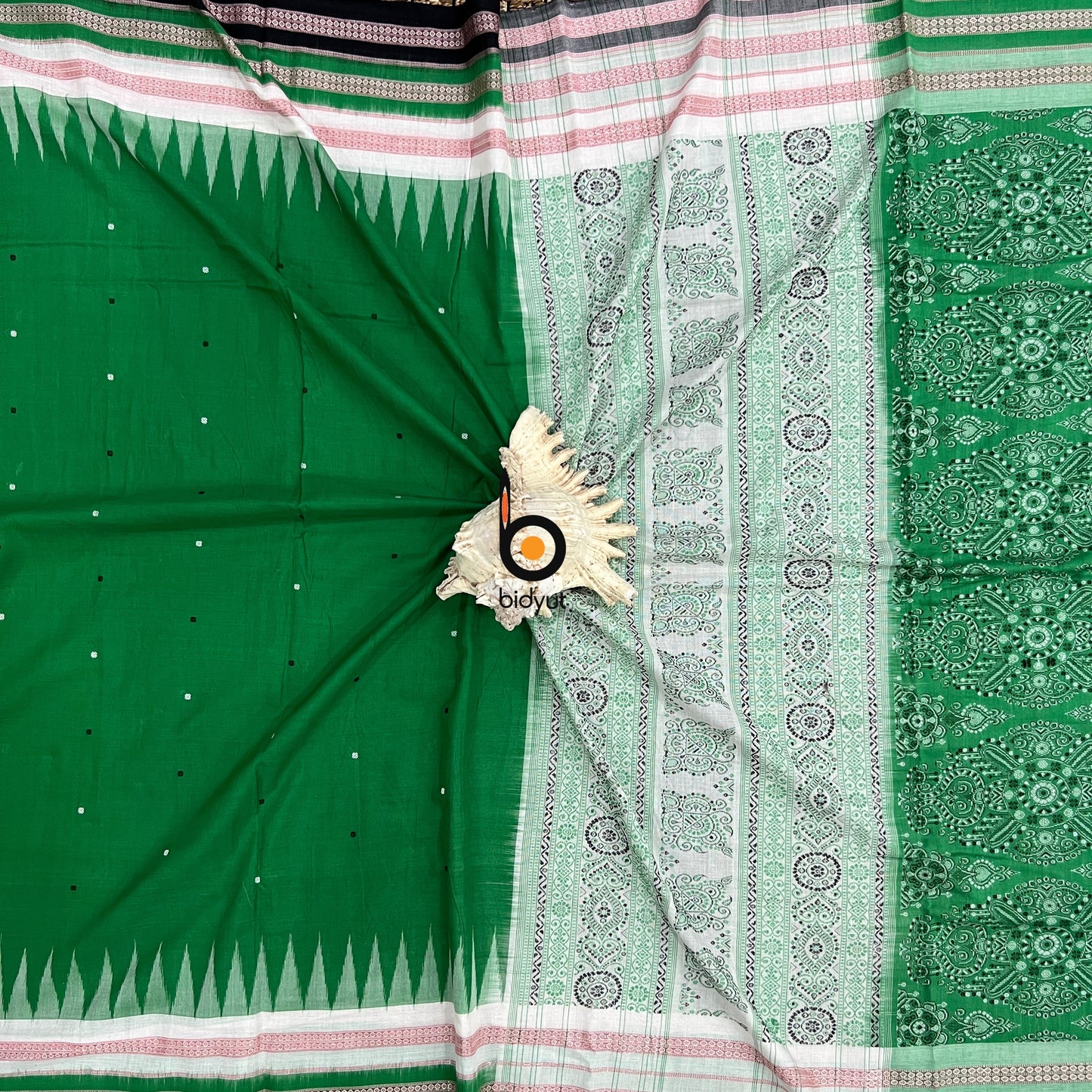 Odisha handloom Bomkai Cotton Saree - Bidyut Fashion