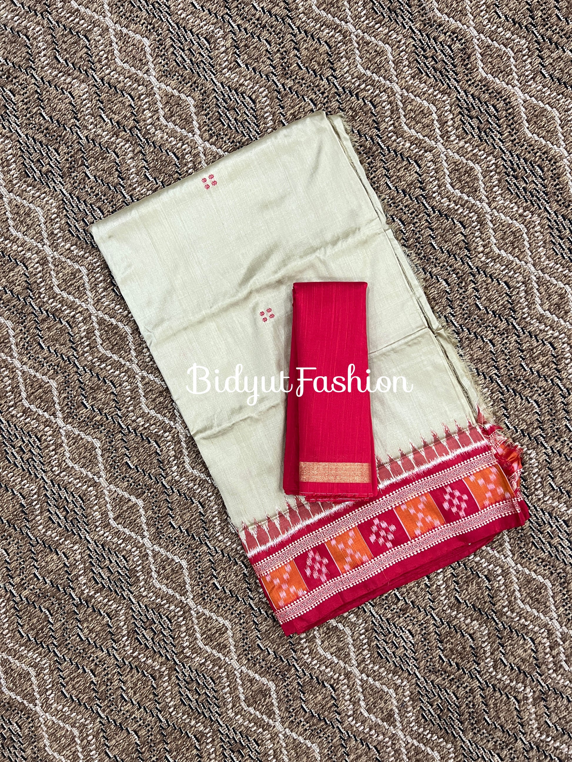 Odisha handloom Nuapatna Ikat Silk Saree - Bidyut Fashion