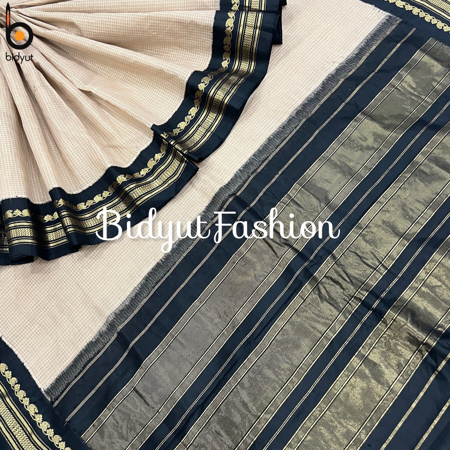 Gadwal handloom Saree - Beige color saree