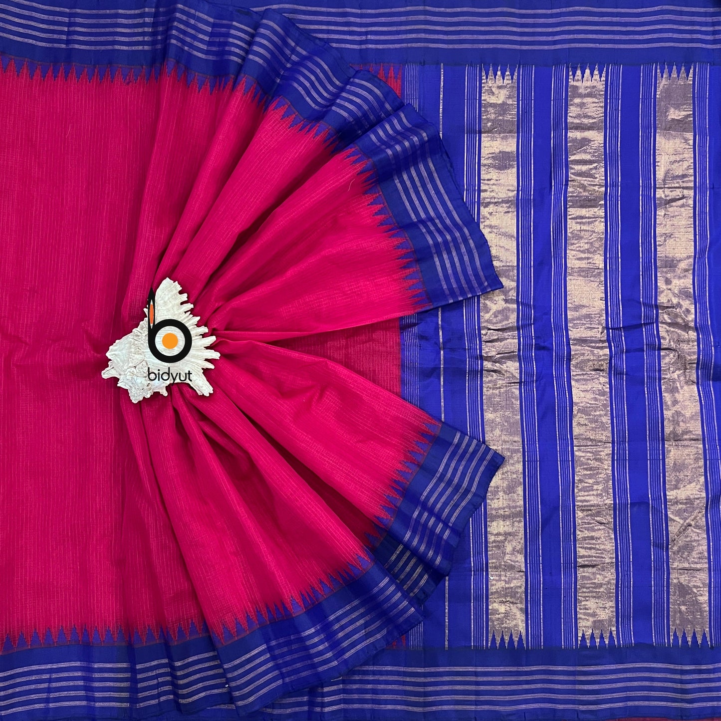 Gadwal handloom Saree - Pink color