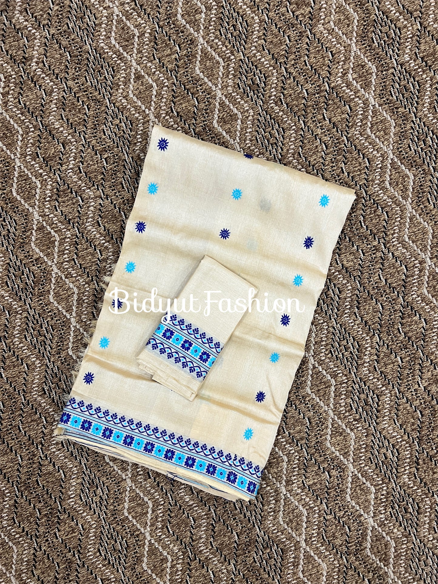 Assam Handloom Tussar Silk Saree - Bidyut Fashion