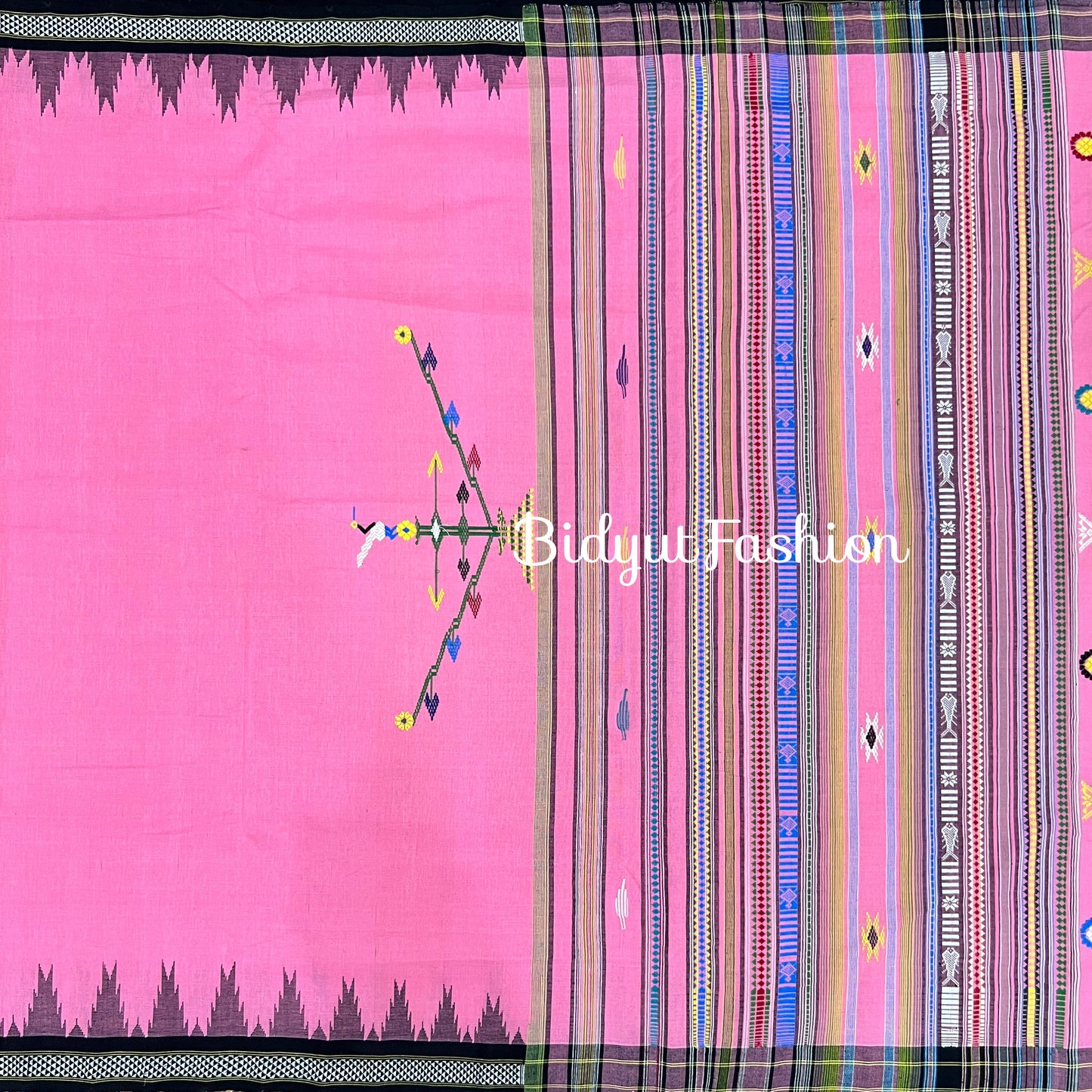 Odisha handloom Ganjam Bomkai Cotton Saree - Bidyut Fashion