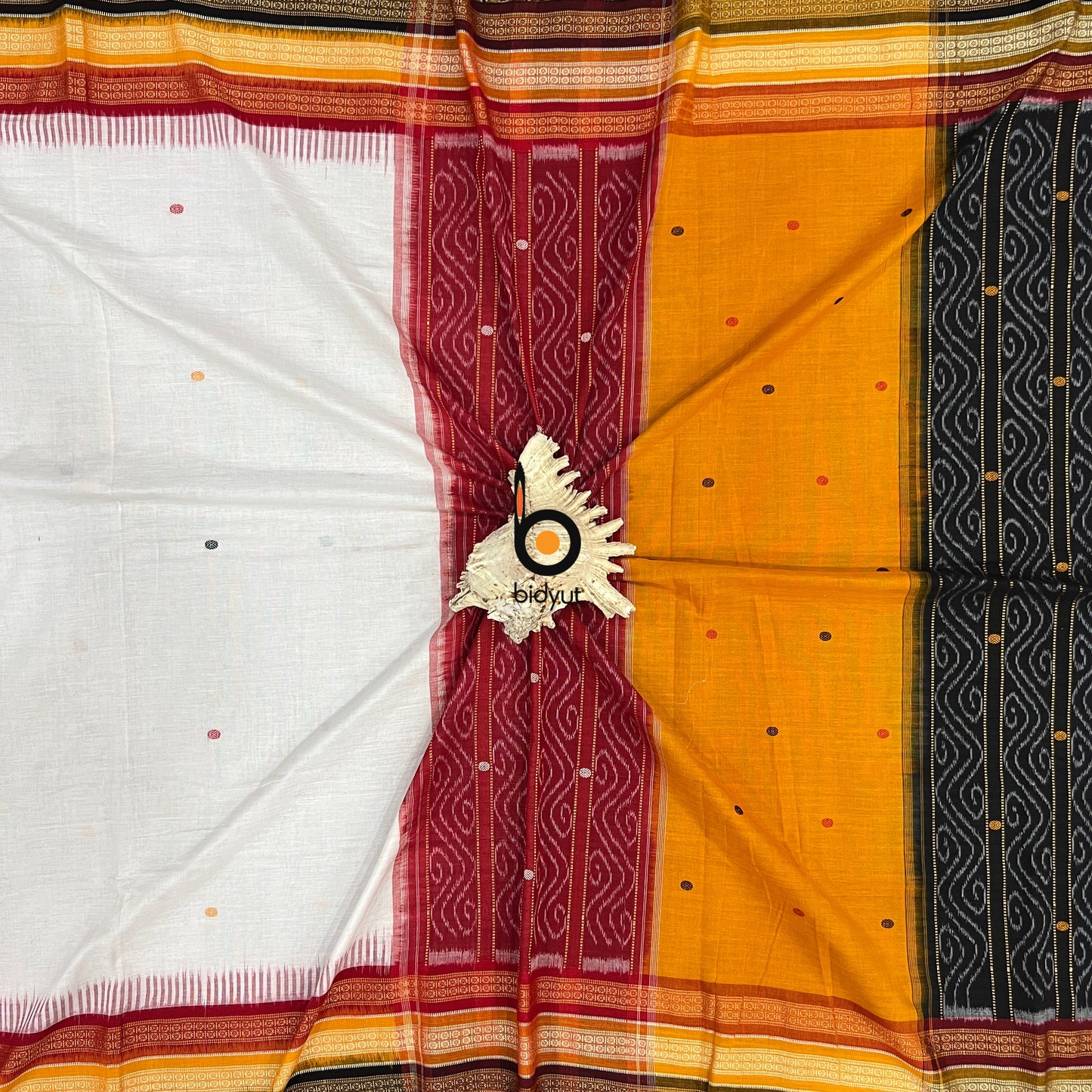 Odisha handloom Kathiphera Sambalpuri Ikat Cotton Saree