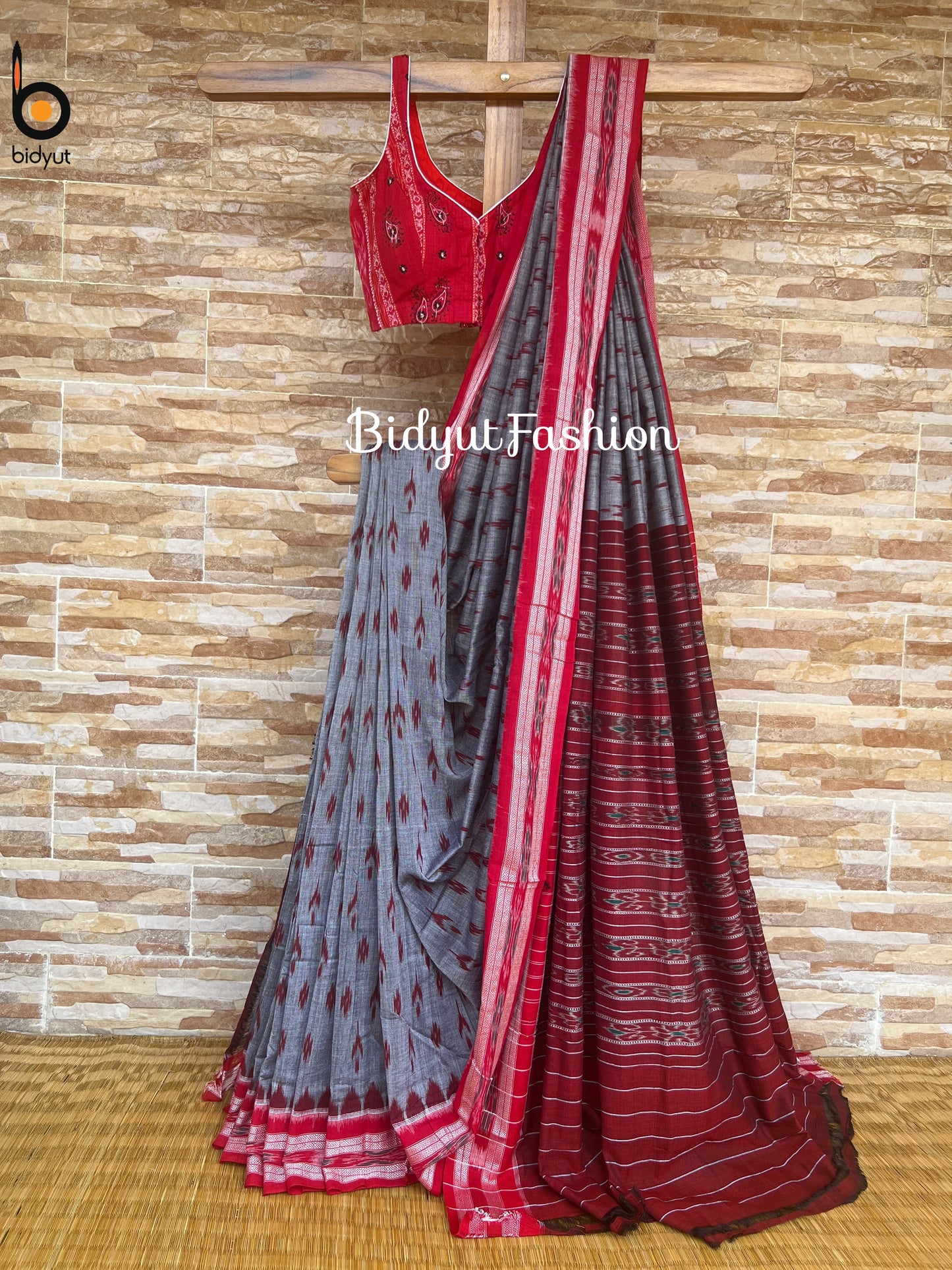 Odisha handloom Ikat Cotton Saree