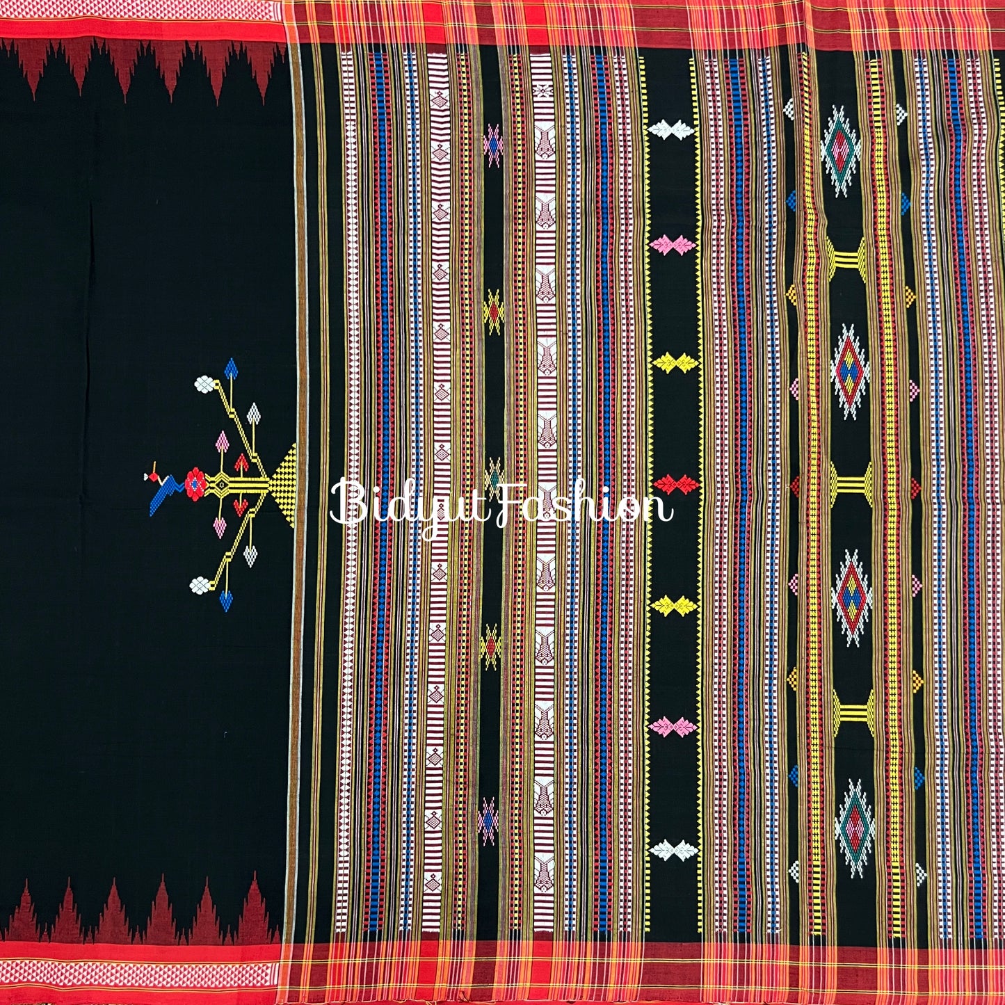 Odisha handloom Ganjam Bomkai Cotton Saree - Bidyut Fashion