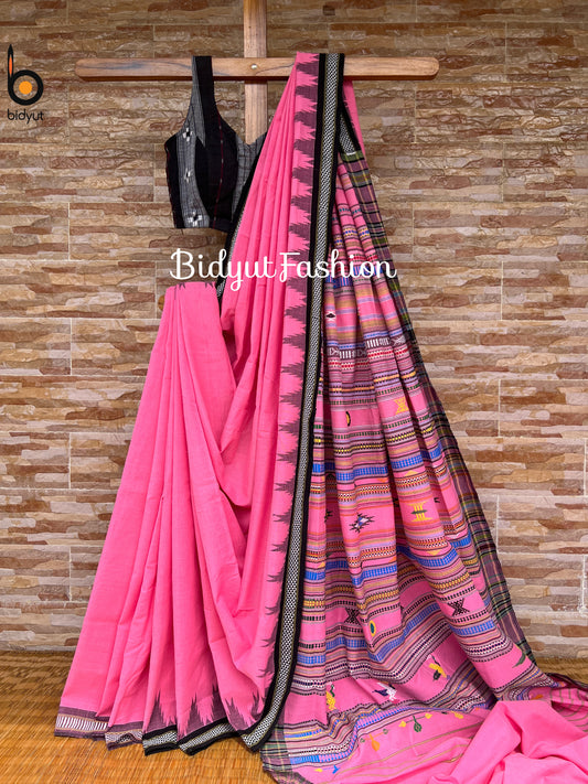 Odisha handloom Ganjam Bomkai Cotton Saree - Bidyut Fashion