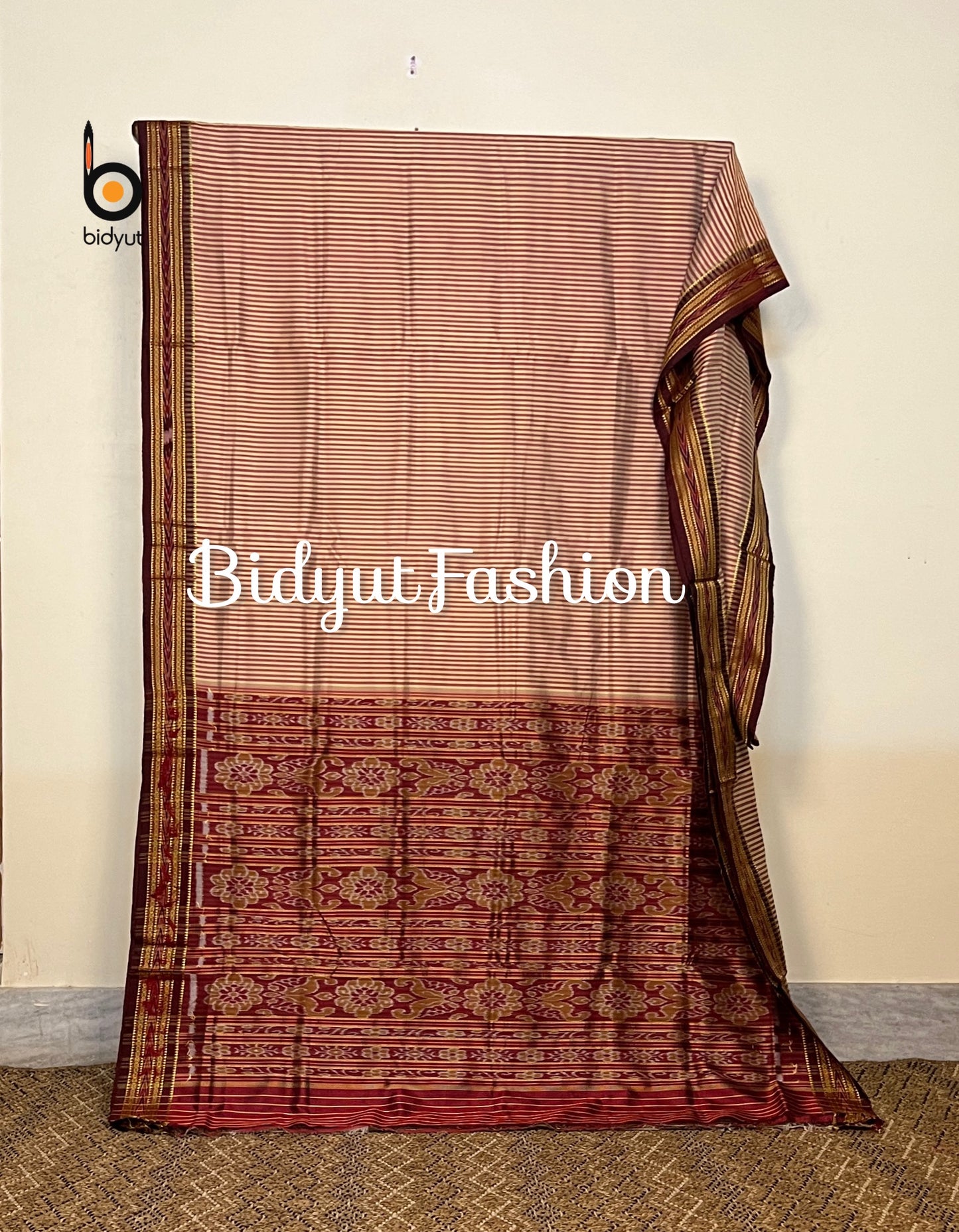 Odisha handloom Nuapatna | Khandua Ikat Silk Saree - Bidyut Fashion