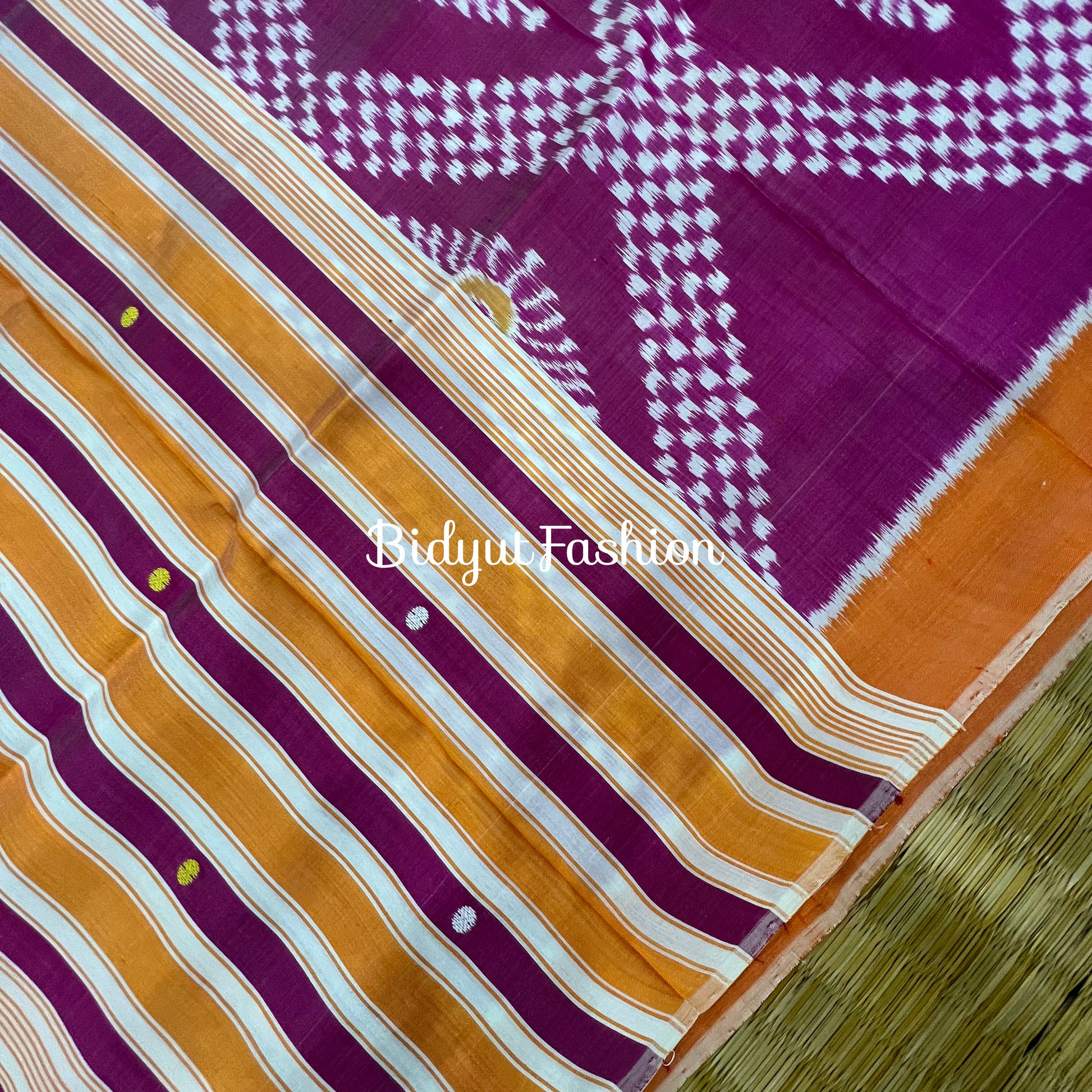 Odisha handloom Taraballi Nuapatna | Khandua Ikat Silk Saree - Bidyut Fashion