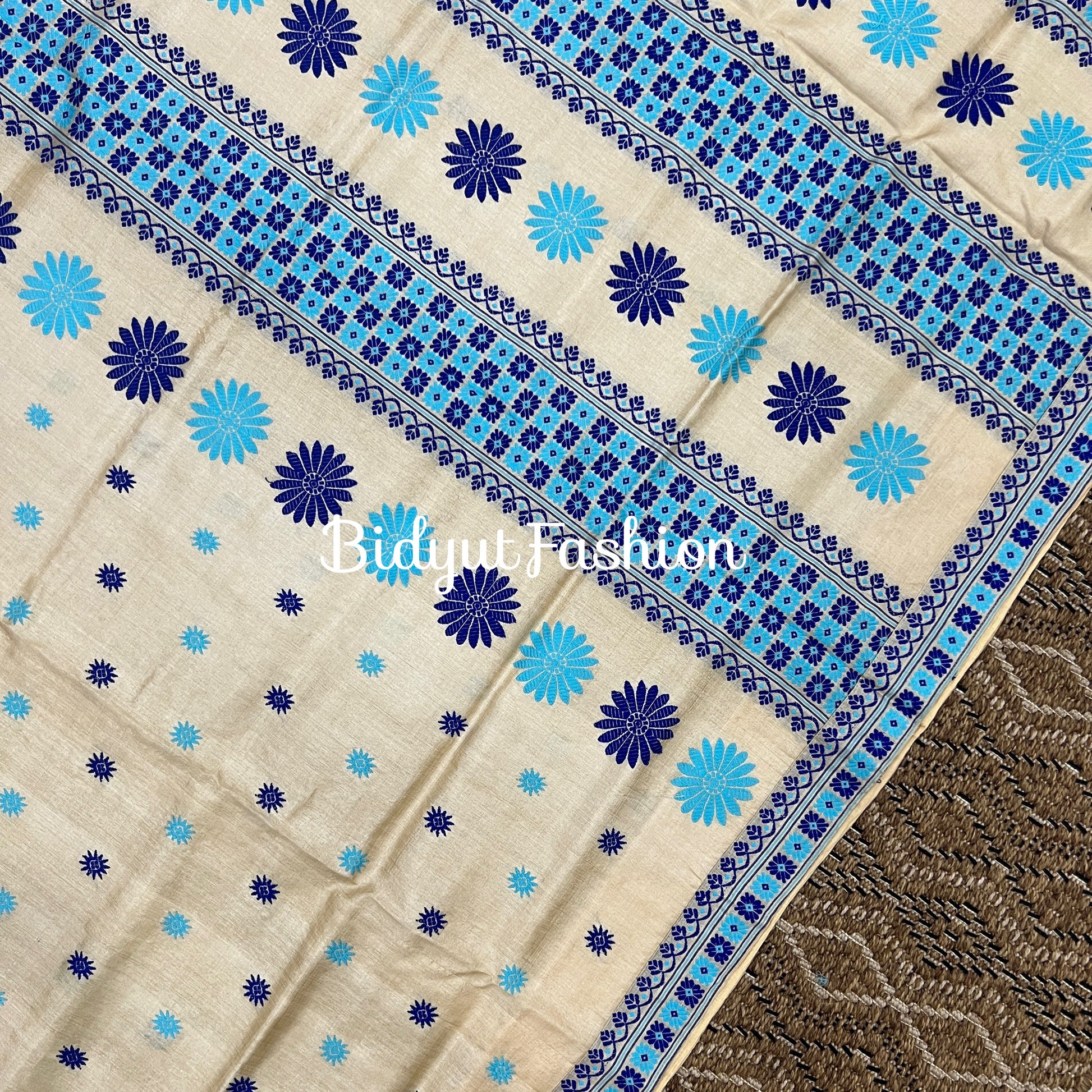 Assam Handloom Tussar Silk Saree - Bidyut Fashion