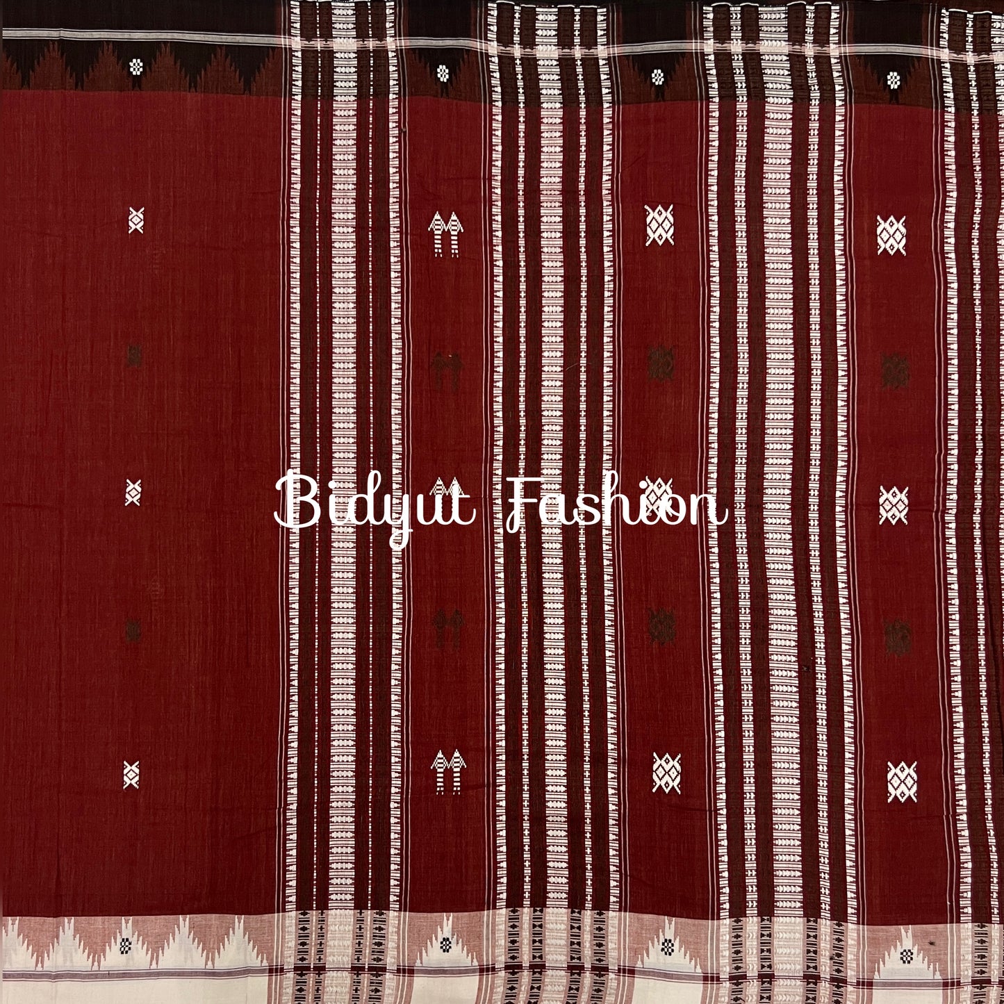 Odisha handloom Kotpad natural dye cotton saree - Bidyut Fashion