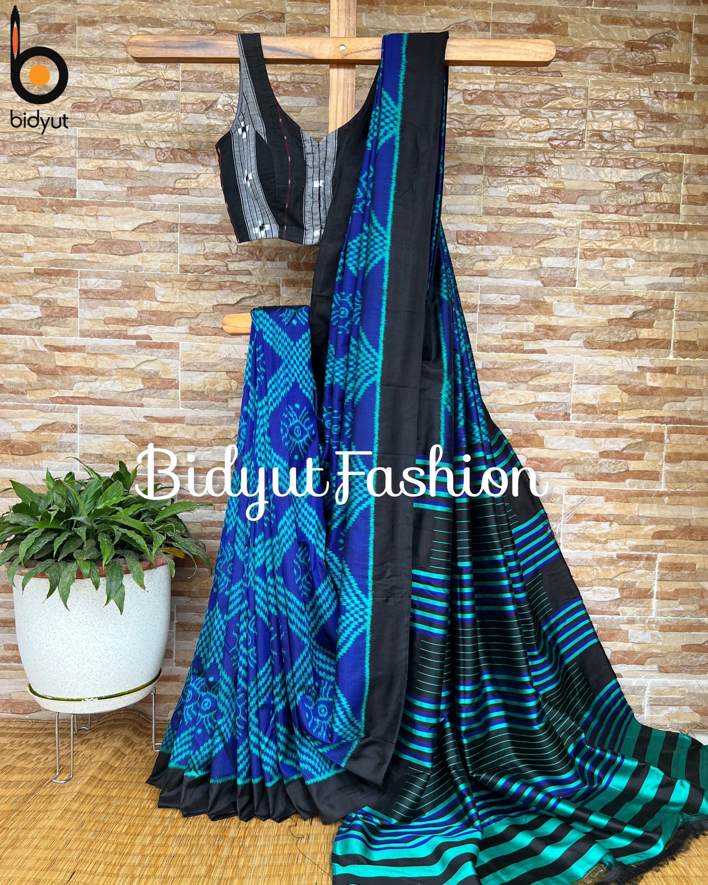 Odisha handloom Taraballi Nuapatna | Khandua Ikat Silk Saree - Bidyut Fashion