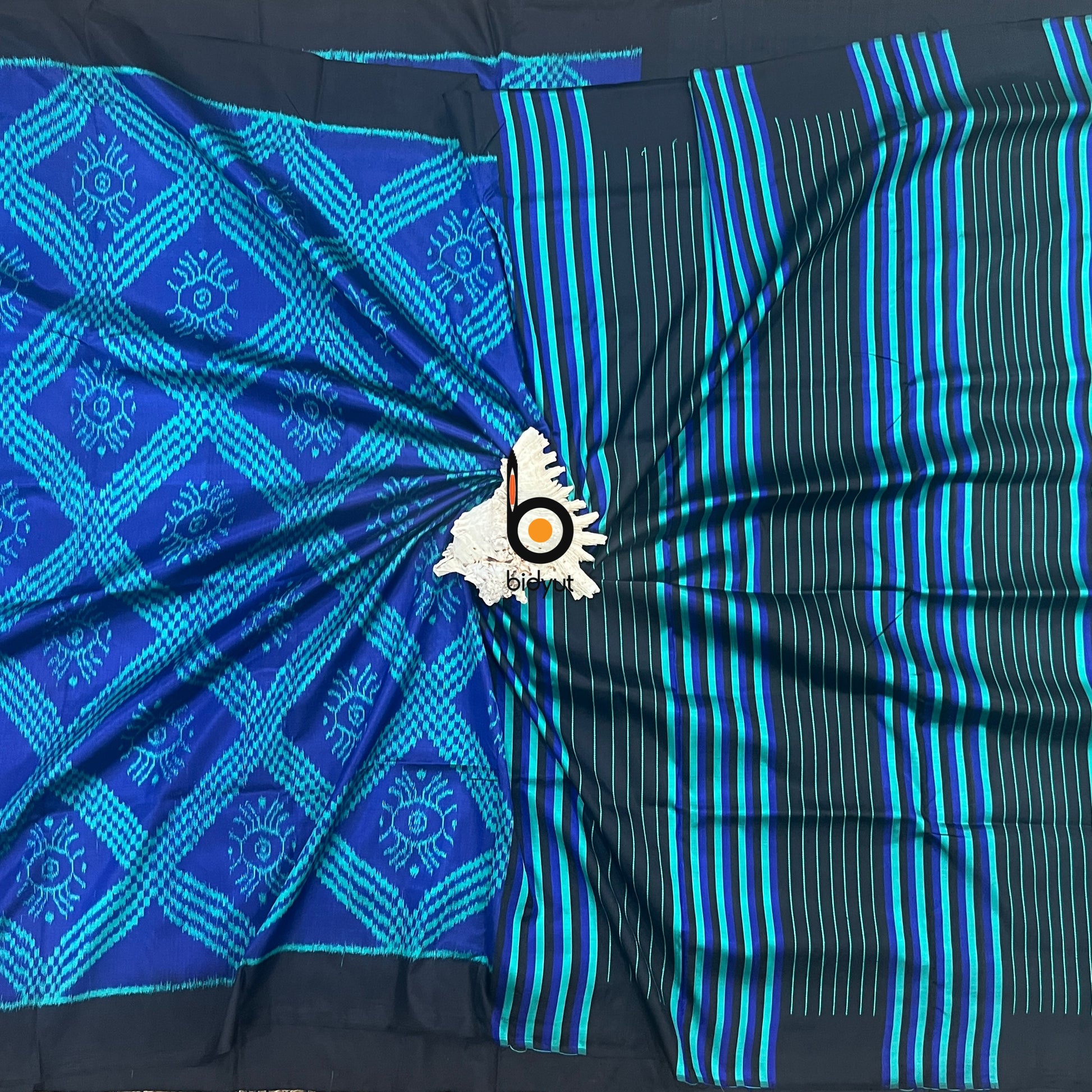 Odisha handloom Taraballi Nuapatna | Khandua Ikat Silk Saree - Bidyut Fashion