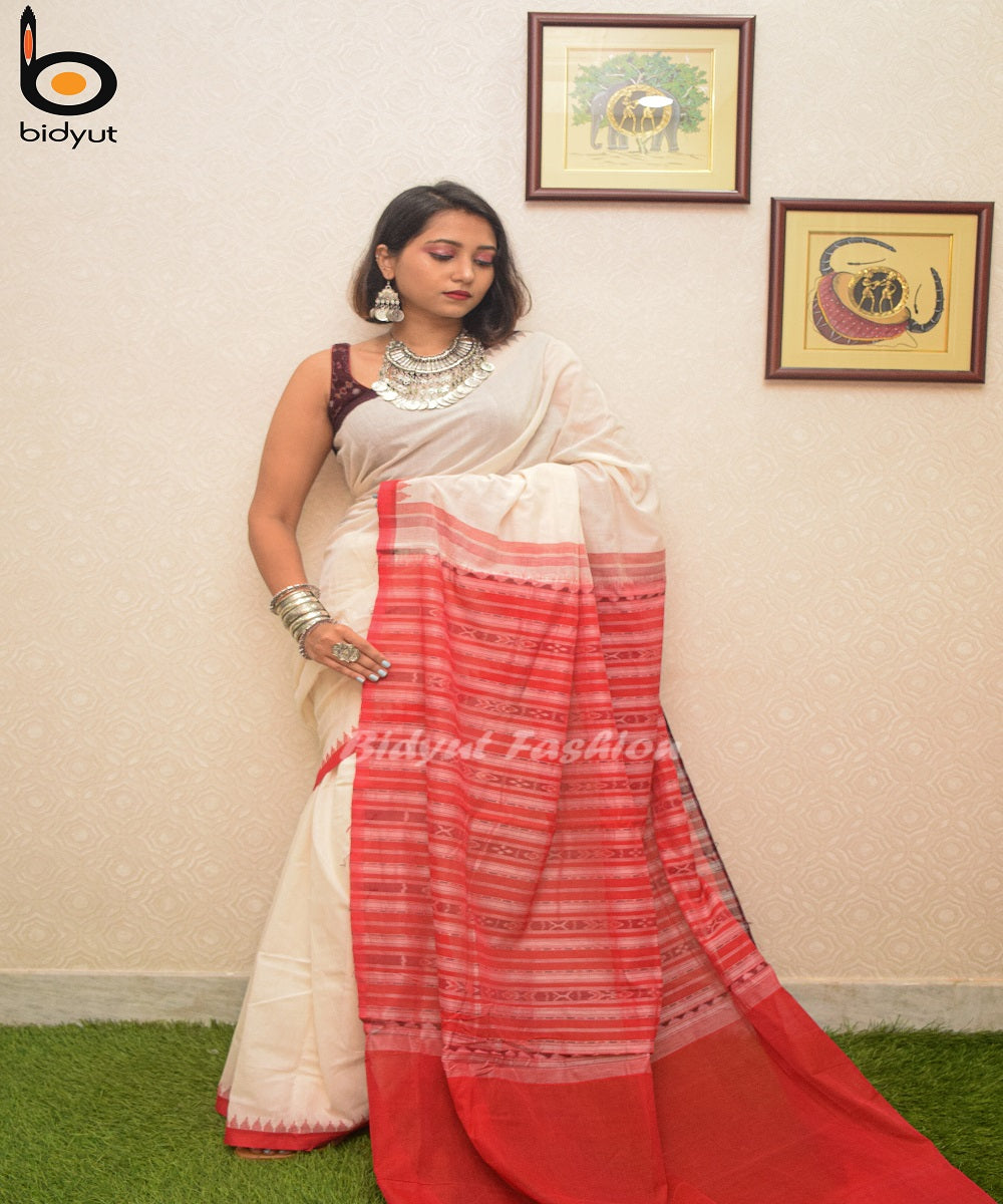 Phoda Kumbha Cotton Saree