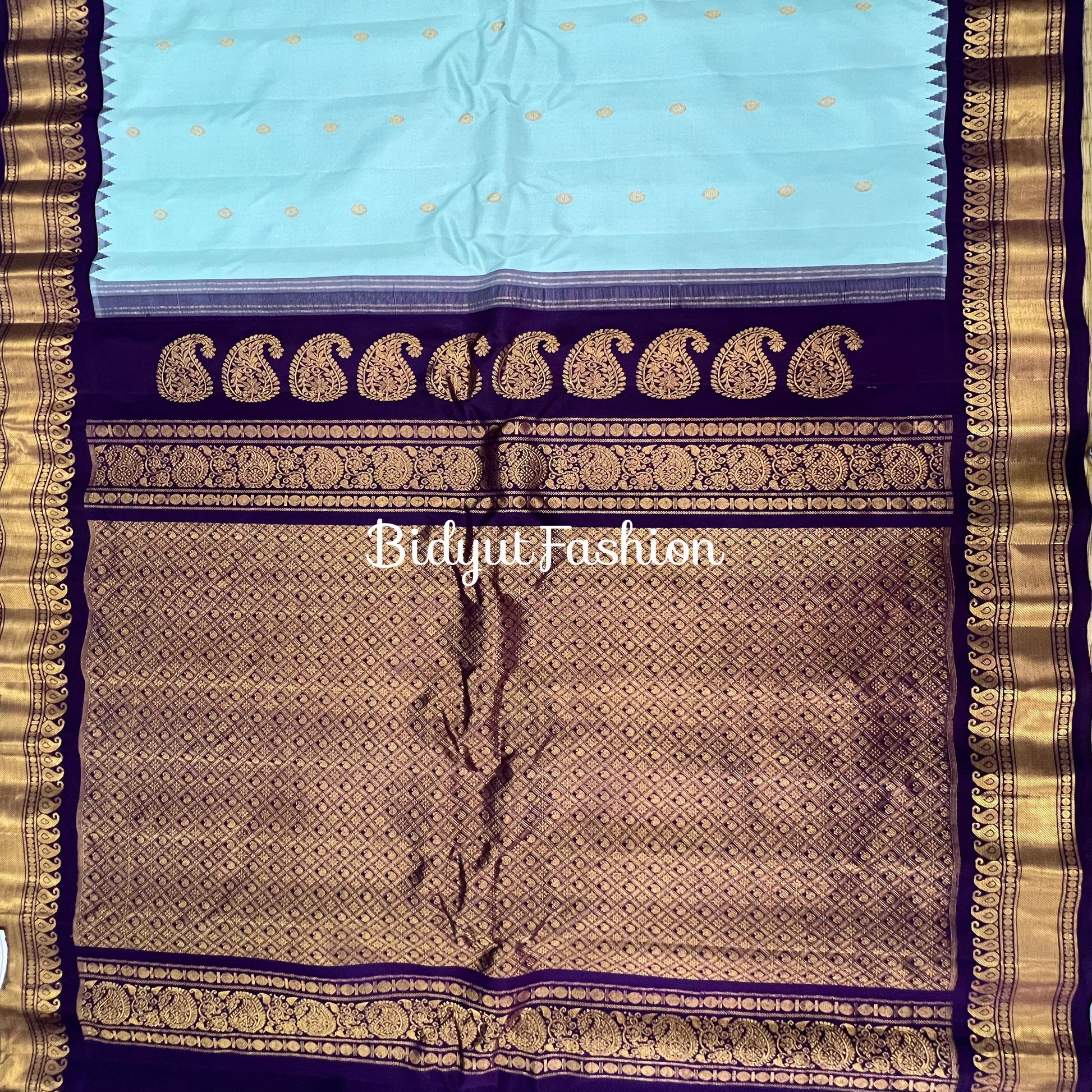 Gadwal handloom Pure Silk Saree - Bidyut Fashion