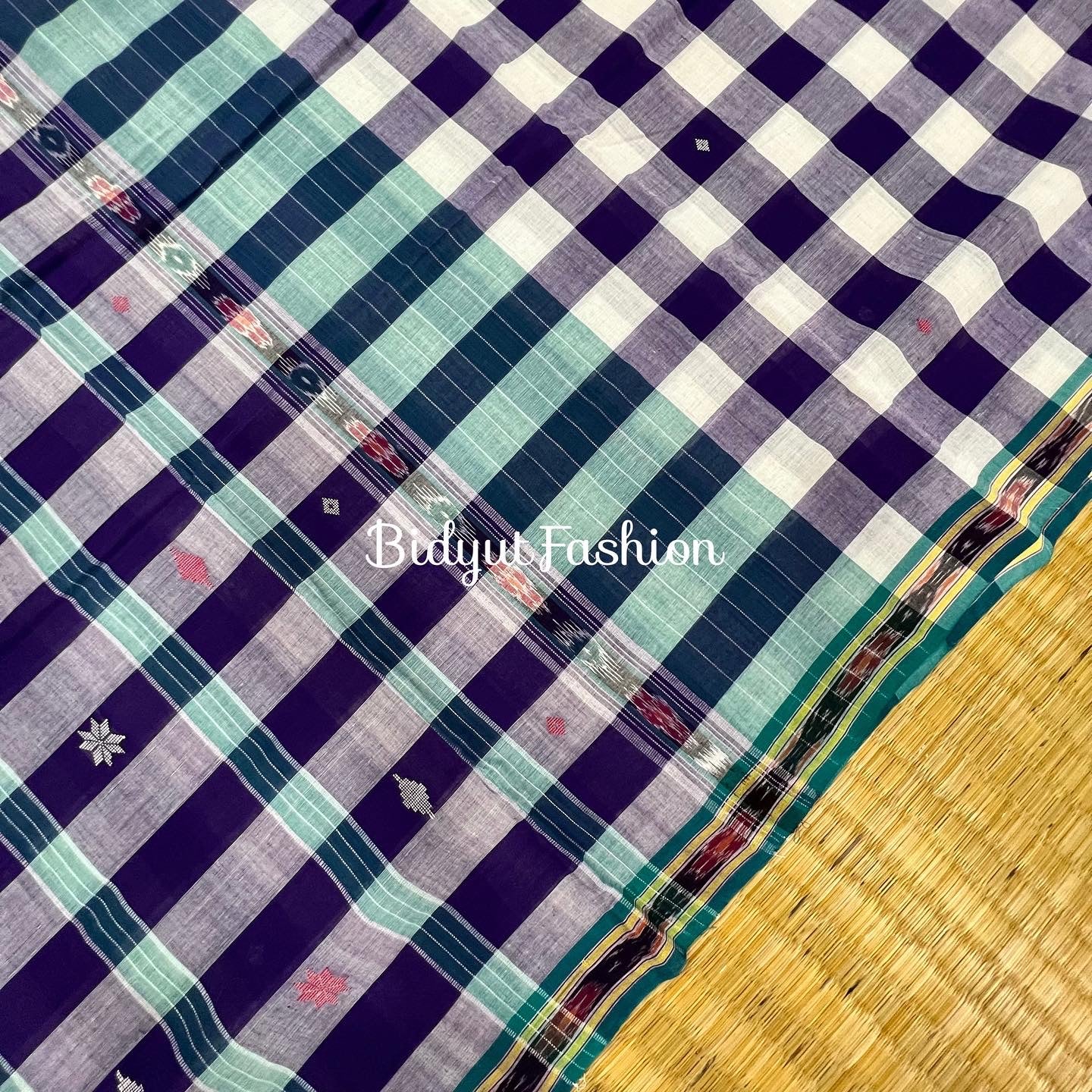 Odisha handloom Suta Luga Ikat Cotton Saree - Bidyut Fashion