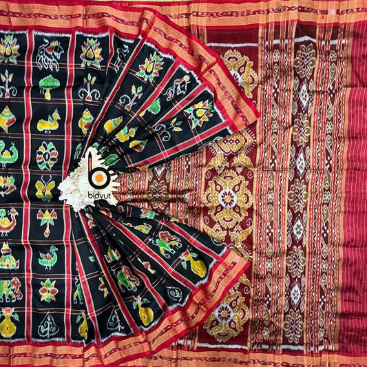 Nabakothi Khandua Ikat Saree