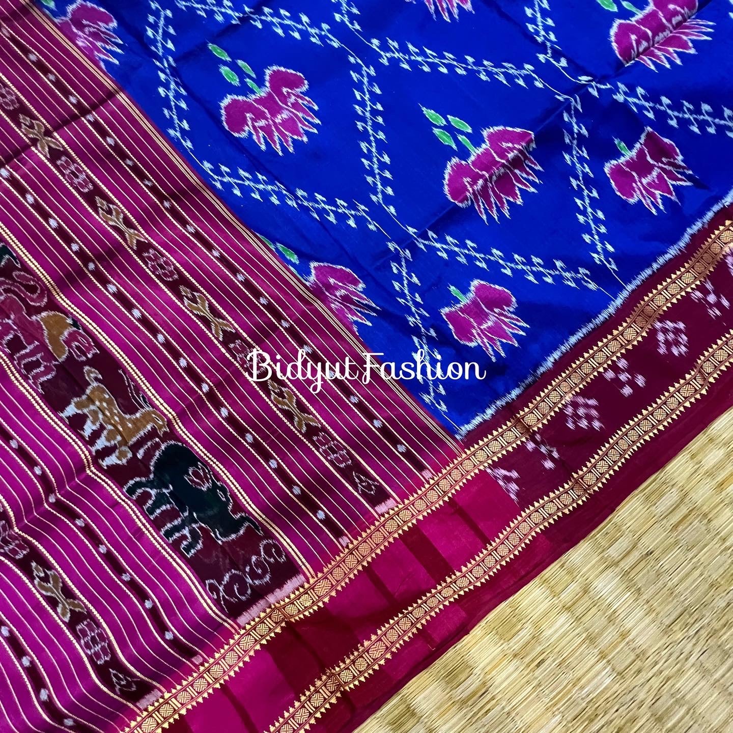 Lotus Motif Handloom Saree For You