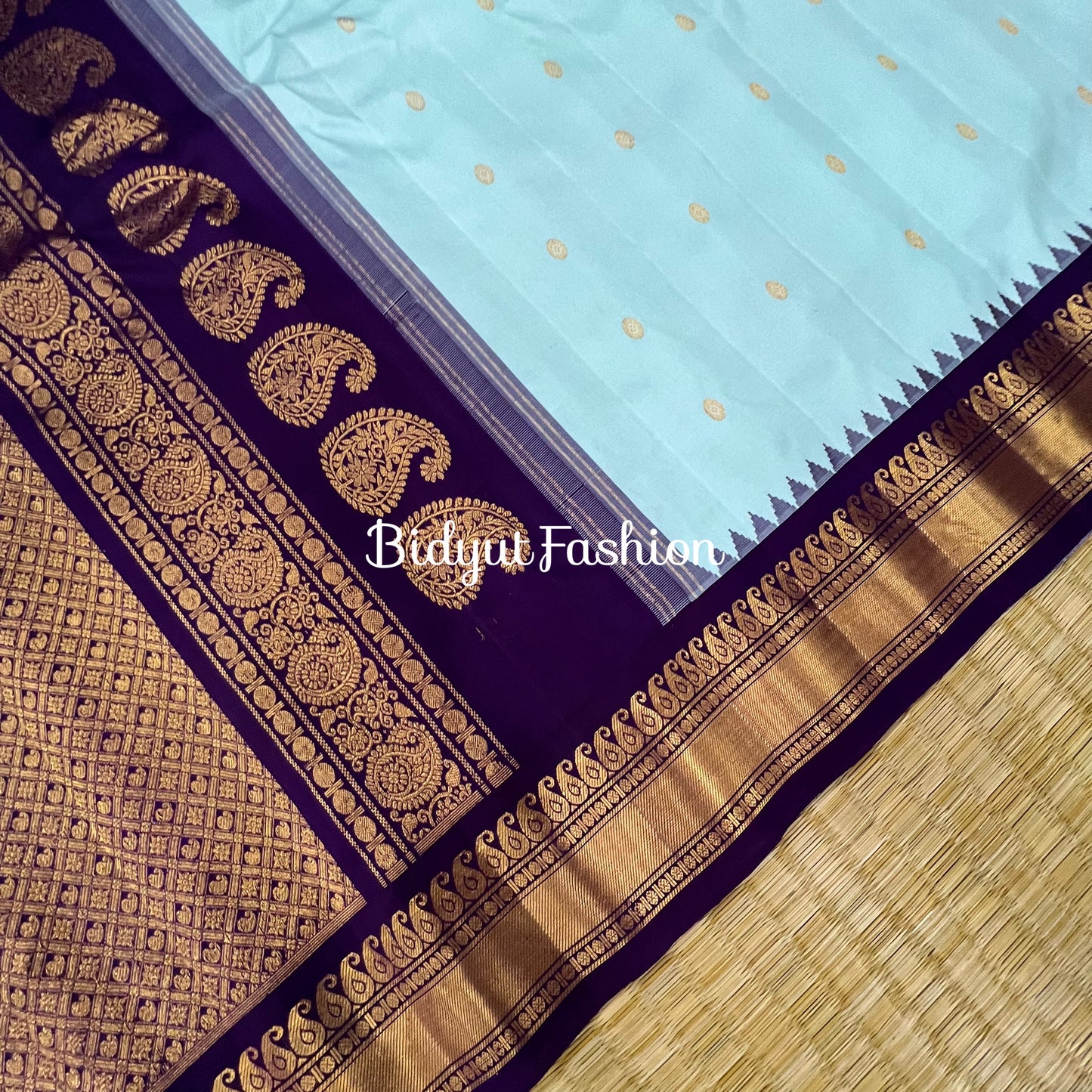 Gadwal handloom Pure Silk Saree - Bidyut Fashion