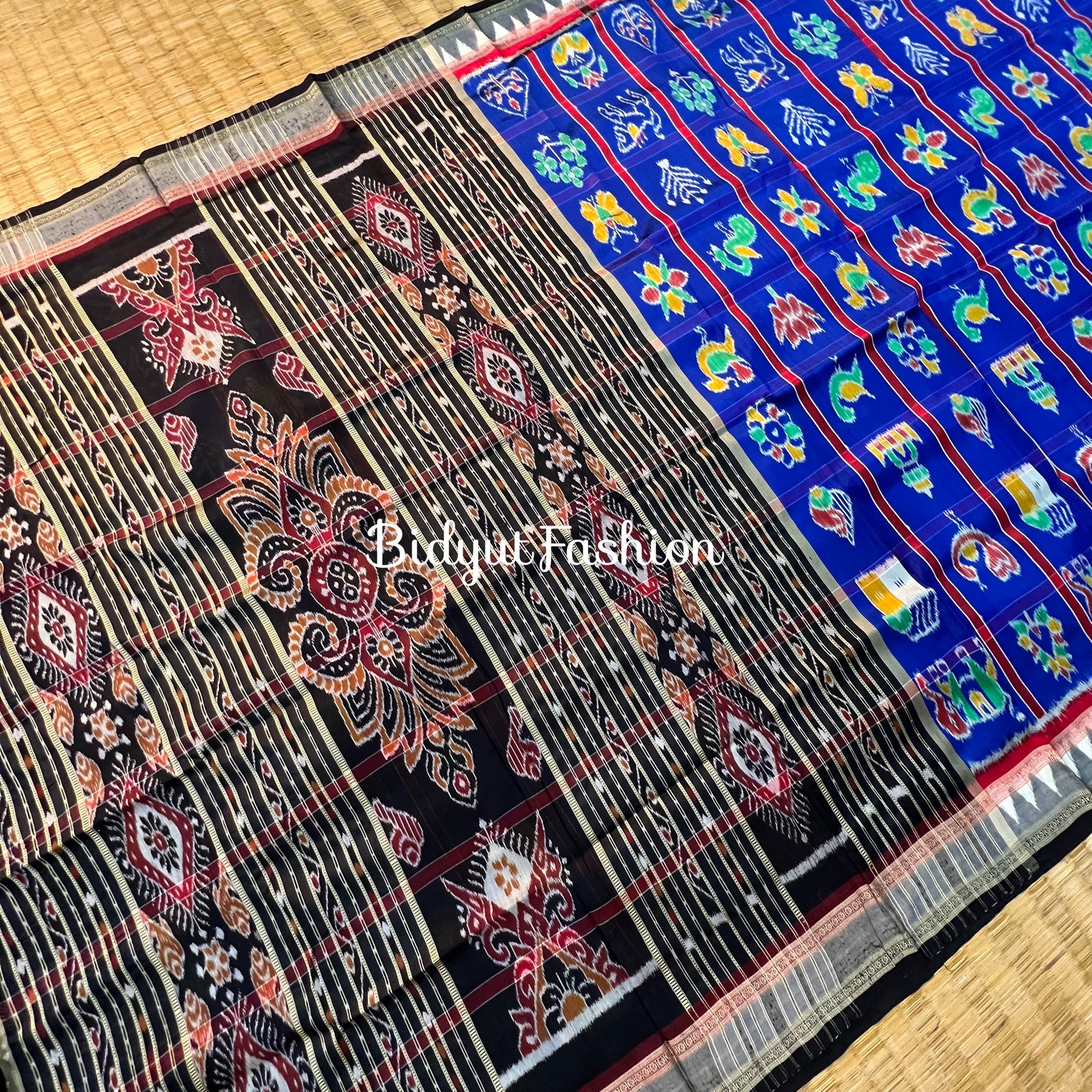 Nabakothi Khandua Ikat Silk Saree India